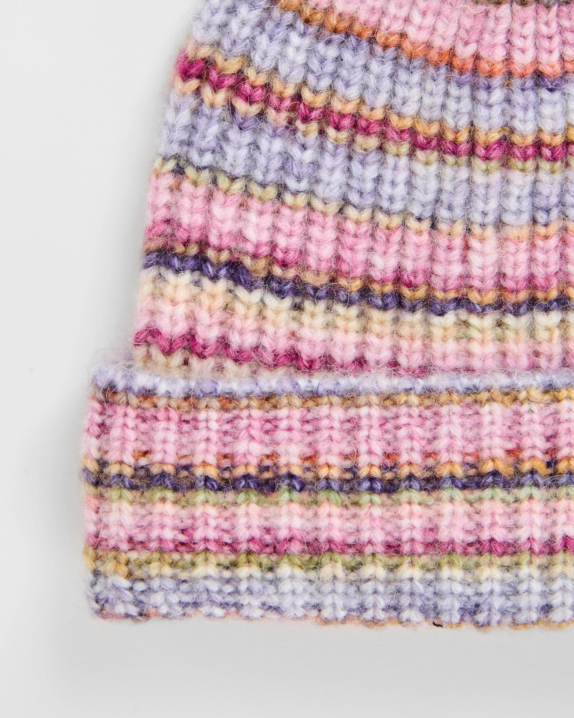2 Target Kids Space Dye Rib Knit Beanie MULTI, 2 of 2
