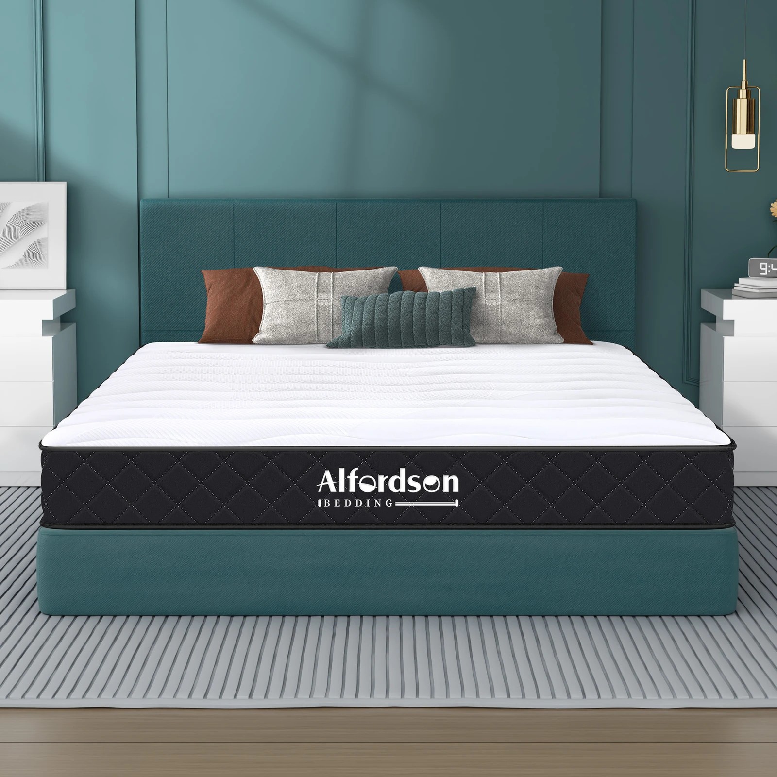 7 Alfordson Mattress 15CM Tight Top Spring Foam Bedding Medium Firm - Queen Bed, 7 of 10