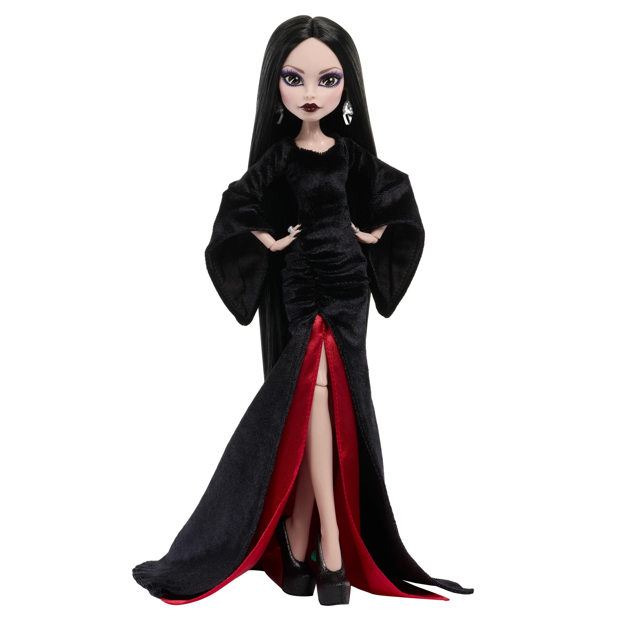 3 Monster High x Wednesday Morticia Addams Doll, 3 of 6