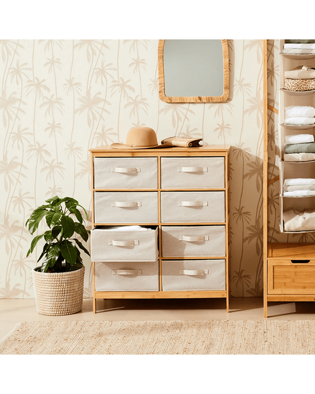 8 Drawer Bamboo C