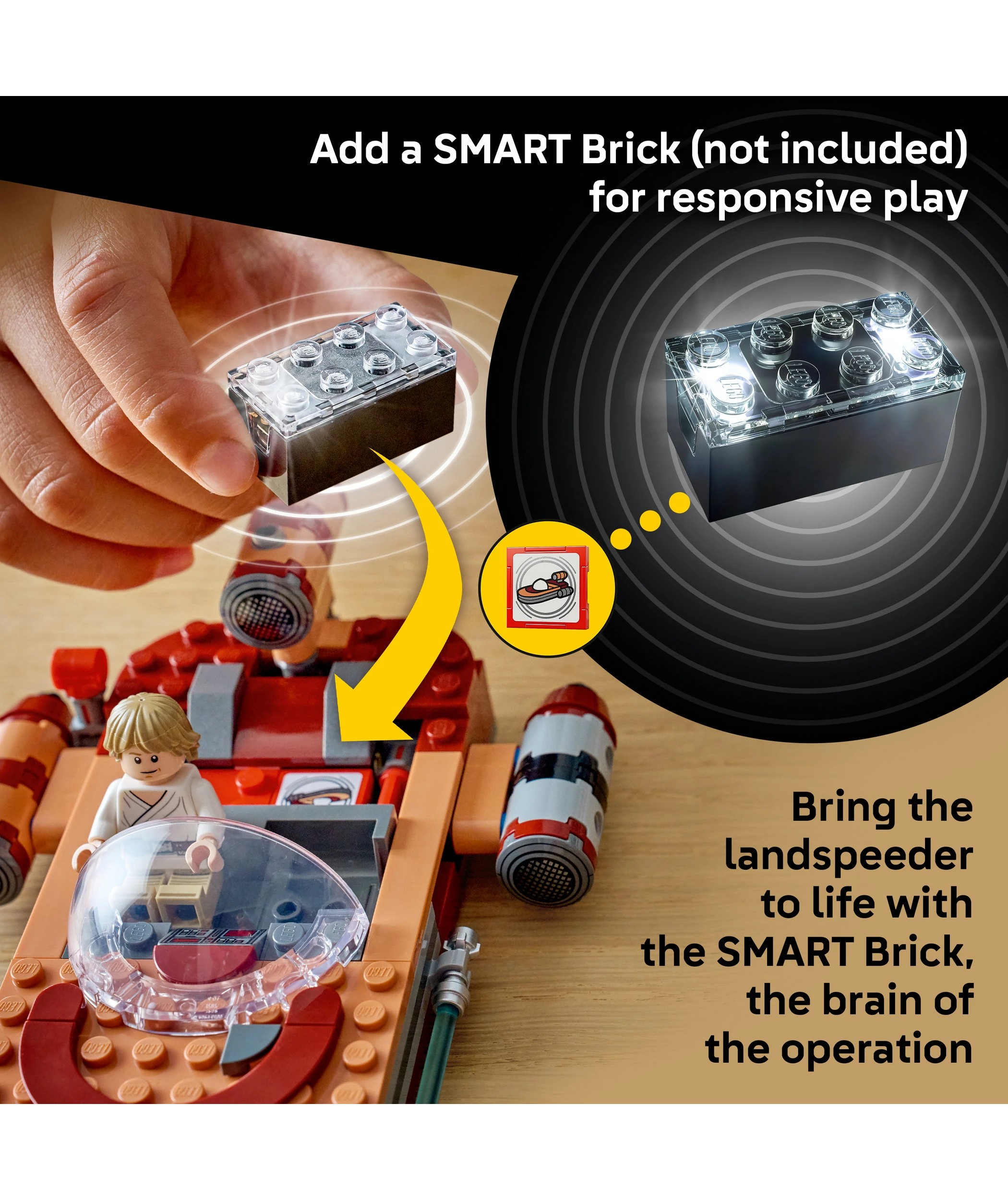 7 LEGO Star Wars SMART Play: Luke's Landspeeder 75420, 7 of 11