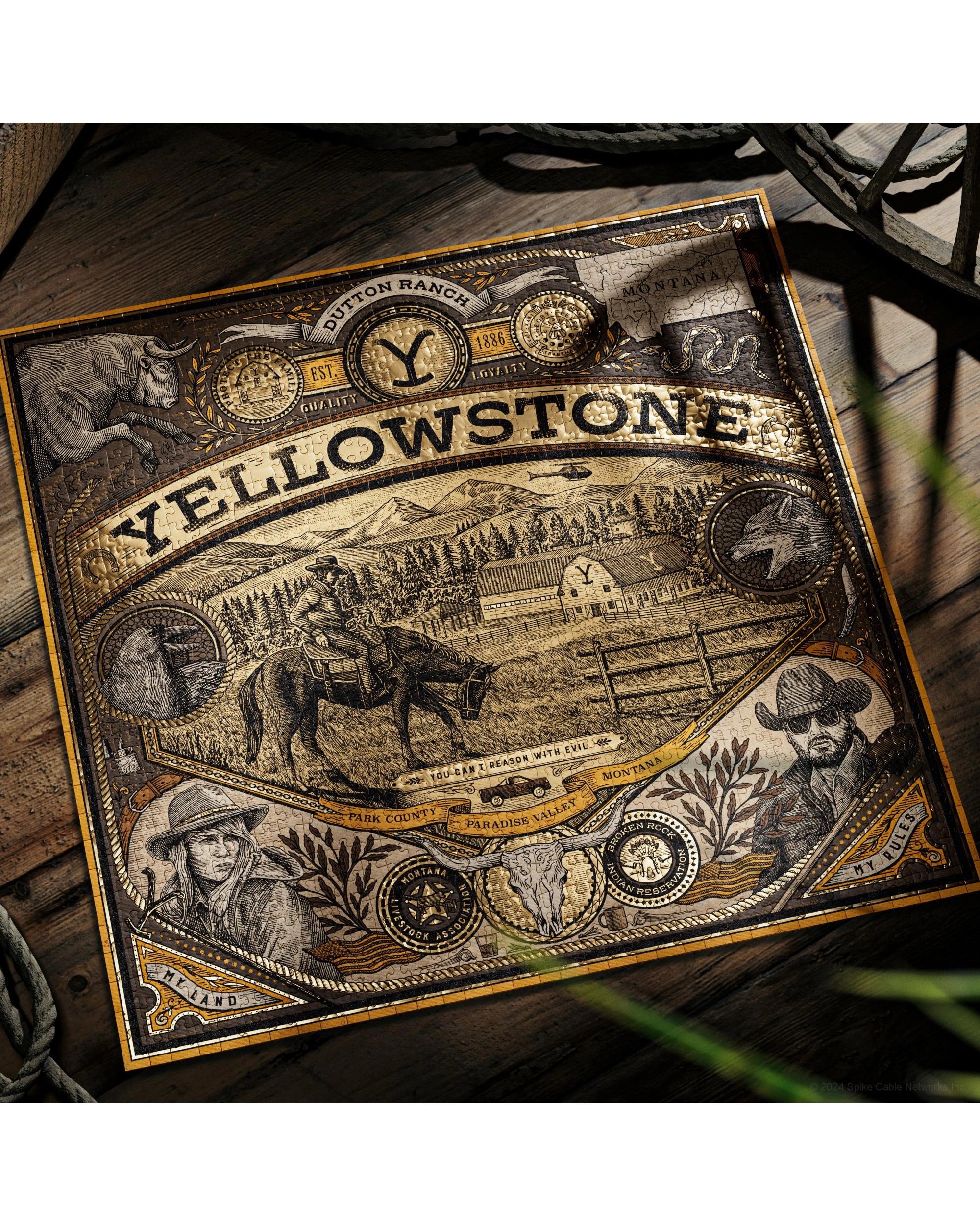 4 theory11 Yellowstone 1000 Piece Jigsaw Puzzle, 4 of 9