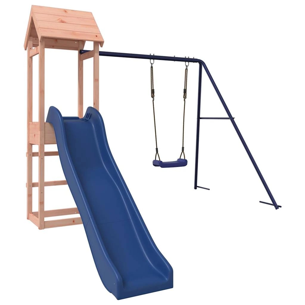 3 Vidaxl Outdoor Playset Solid Wood Douglas - Brown, 3 of 10