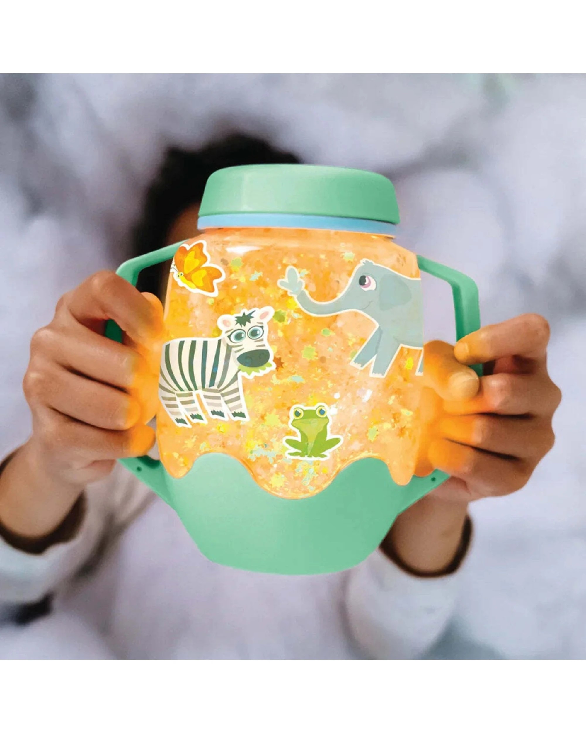 2 Glo Pals Kids DIY Sensory Jar Gift Set Play Kit Zoo - Multi, 2 of 2