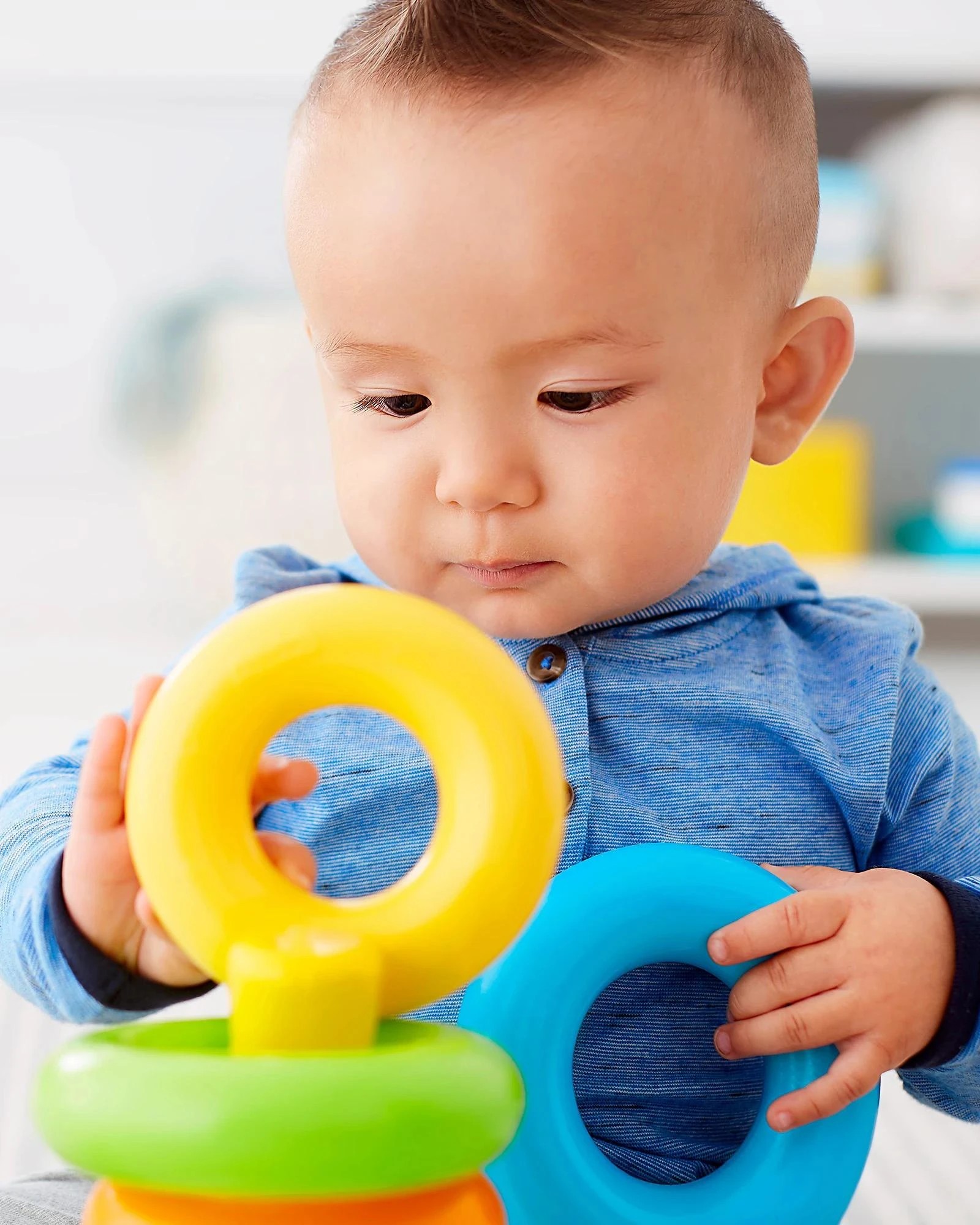 4 Fisher-Price Rock-a-Stack - Blue, 4 of 5