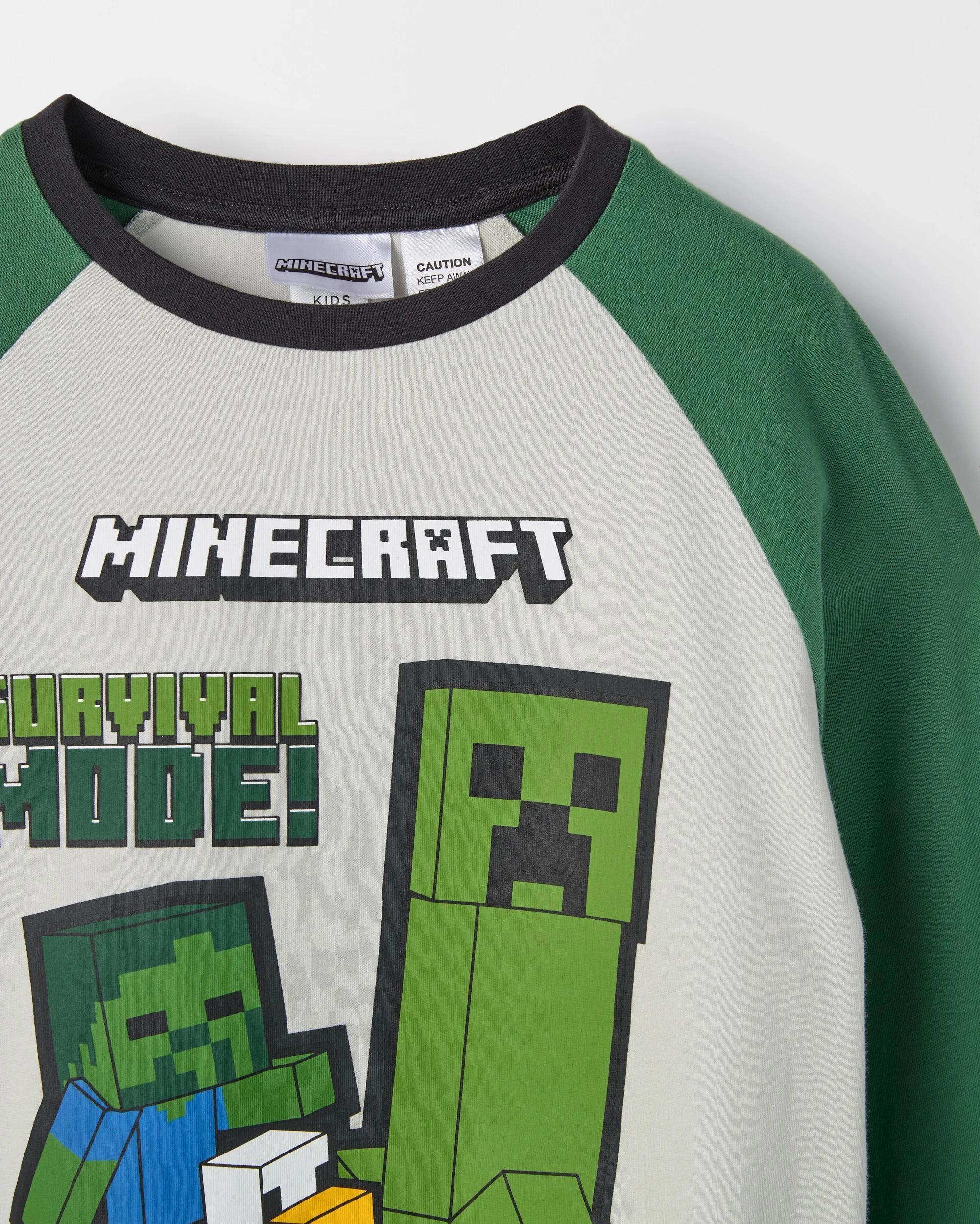 2 Minecraft Australian Cotton Older Boys Pyjama Set MINECRAFT, 2 of 4