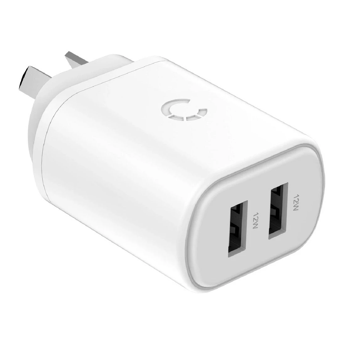 1 Cygnett PowerPlus 12W Dual USB-A Wall Charger, 1 of 2