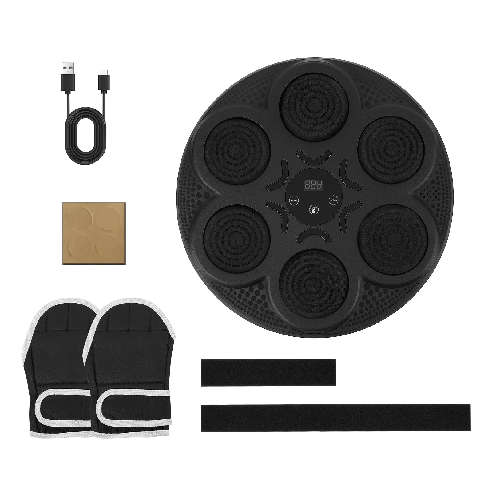 5 Ausway Smart Punching Boxing Electronic Music Machine Bluetooth - Black, 5 of 6