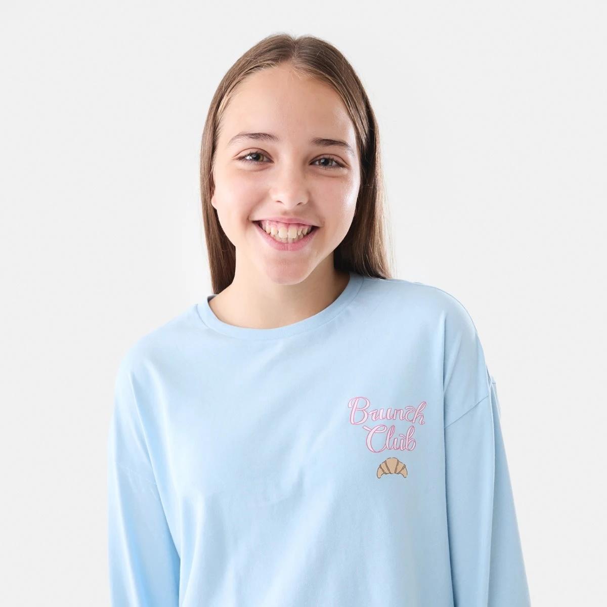 3 Long Sleeve Jersey Pyjama Set Brunch, 3 of 6