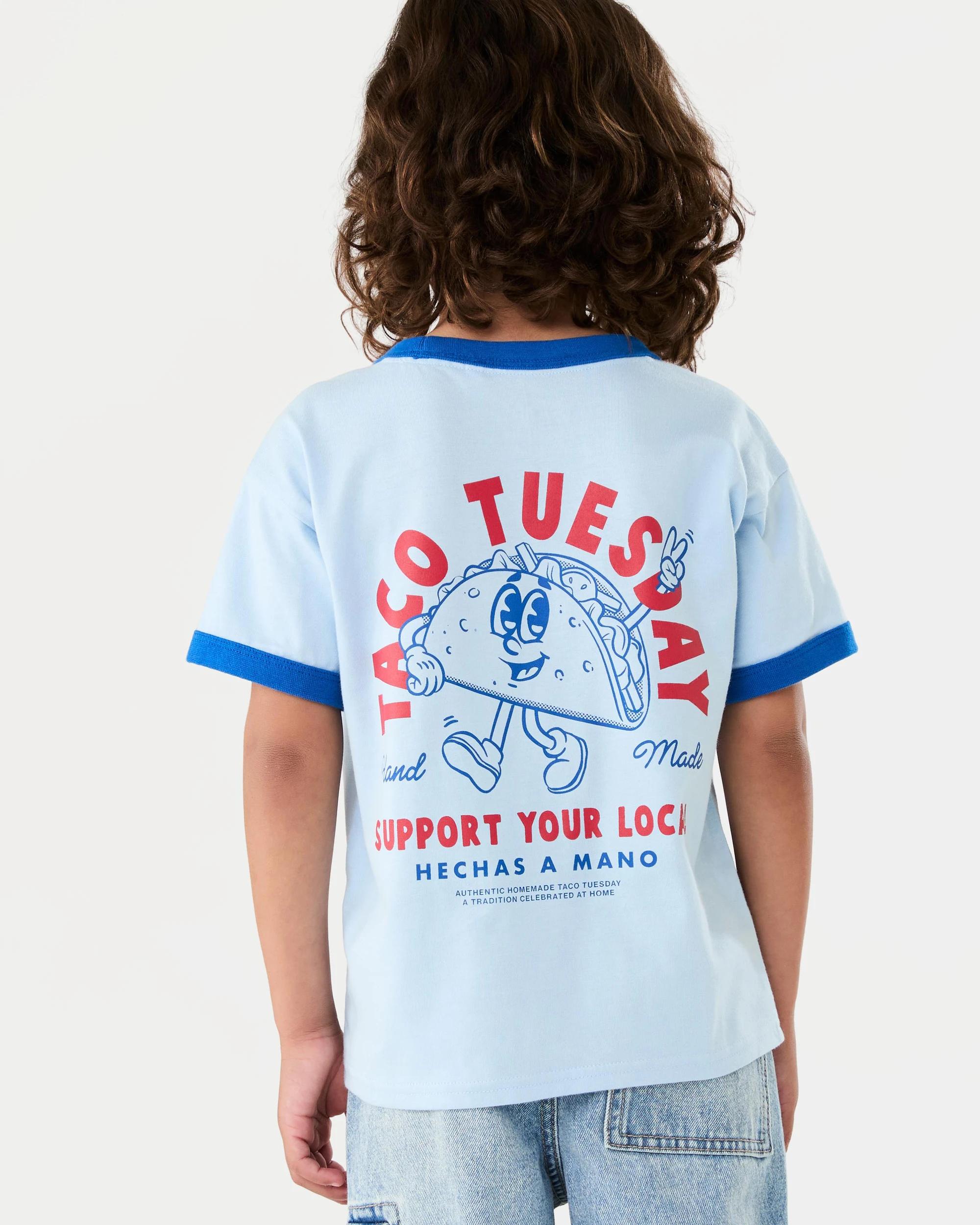 2 Chest Print T-shirt Blu Food, 2 of 8