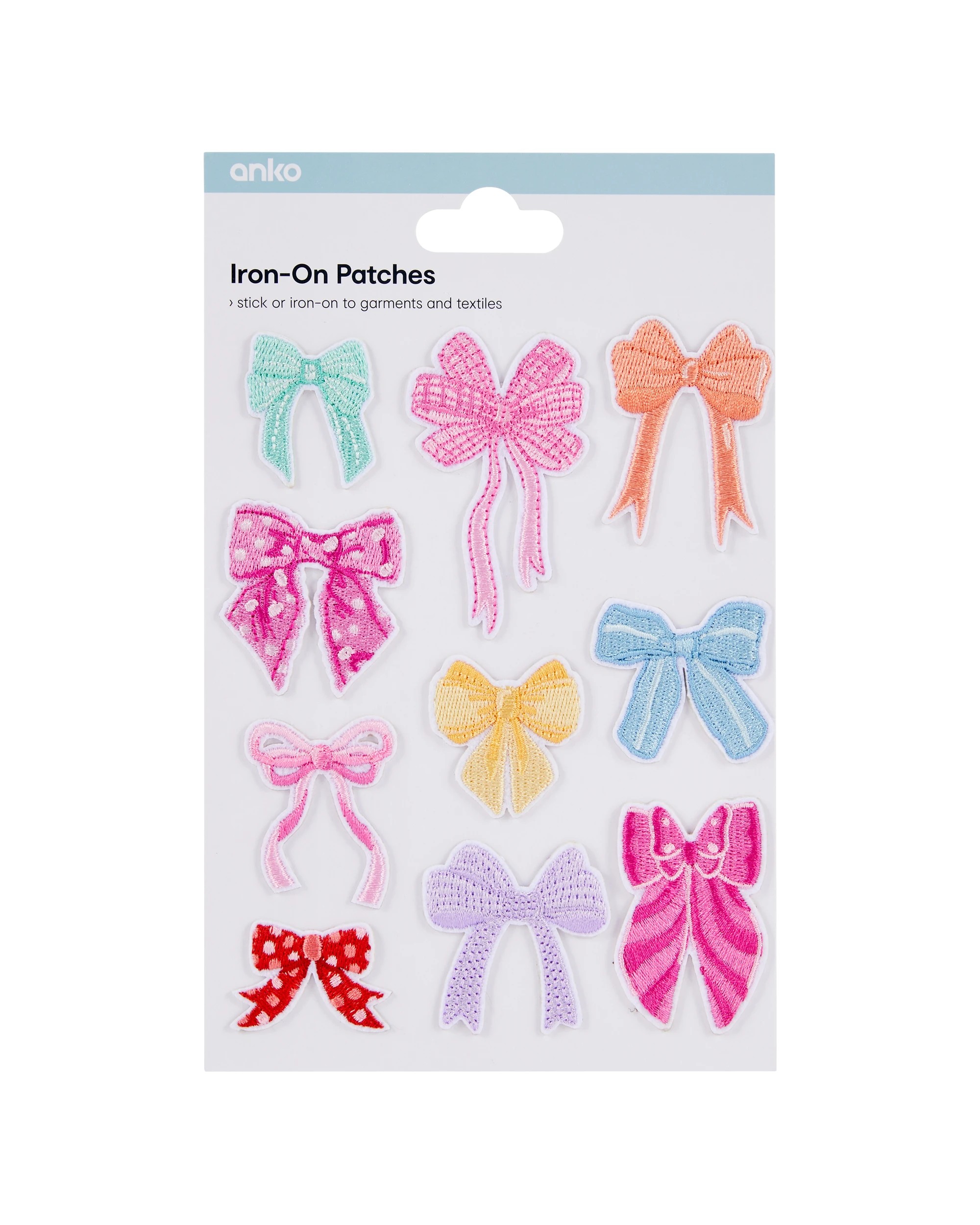 1 Iron-On Patches - Bows, 1 of 3
