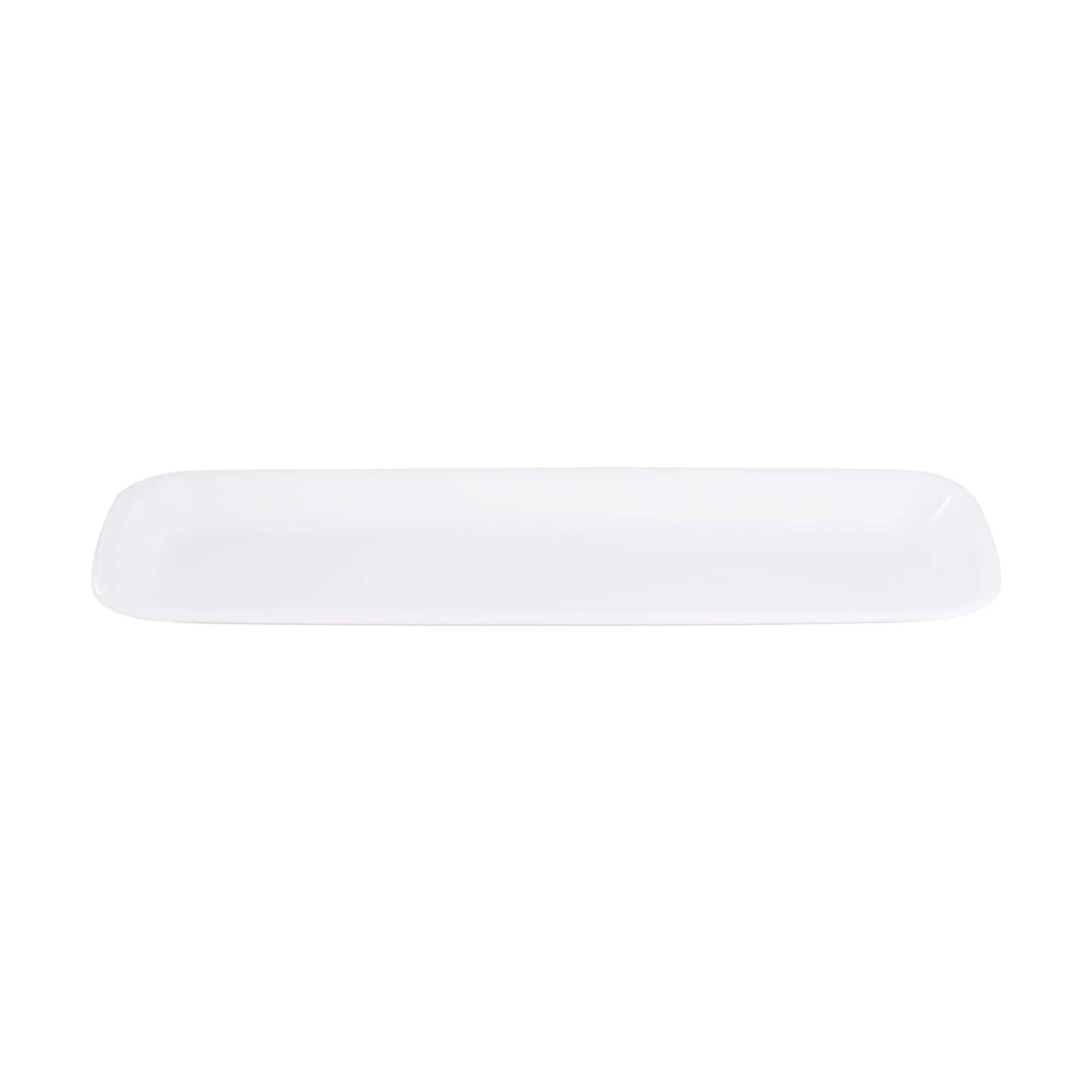 2 White Rectangle Food Tray, 2 of 3