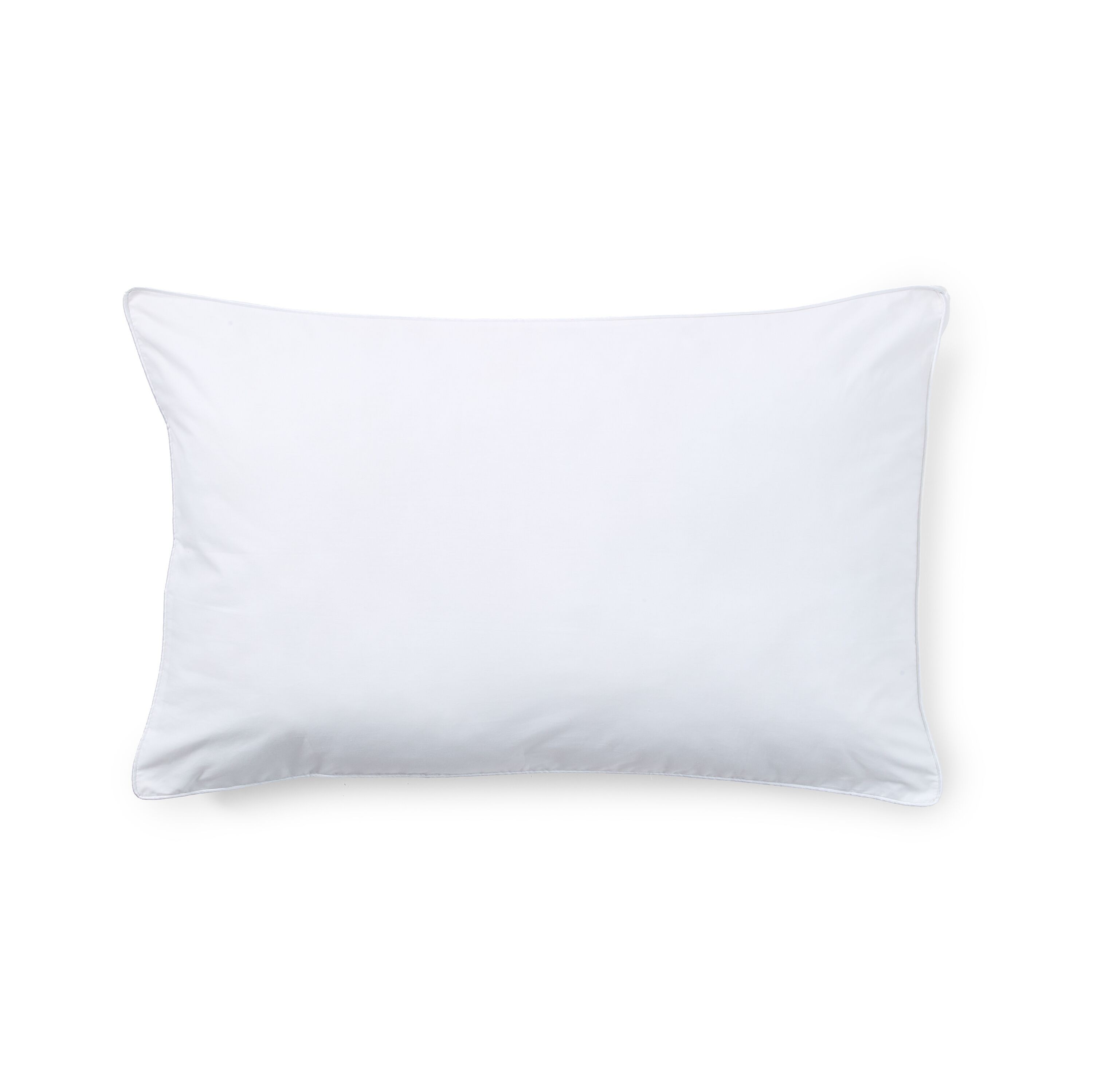 2 Gusseted Back Sleeper Pillow - Medium Profile, White, 2 of 4