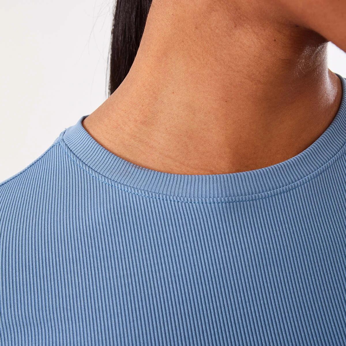 8 Active Womens Rib T-shirt Citadel Bl, 8 of 9