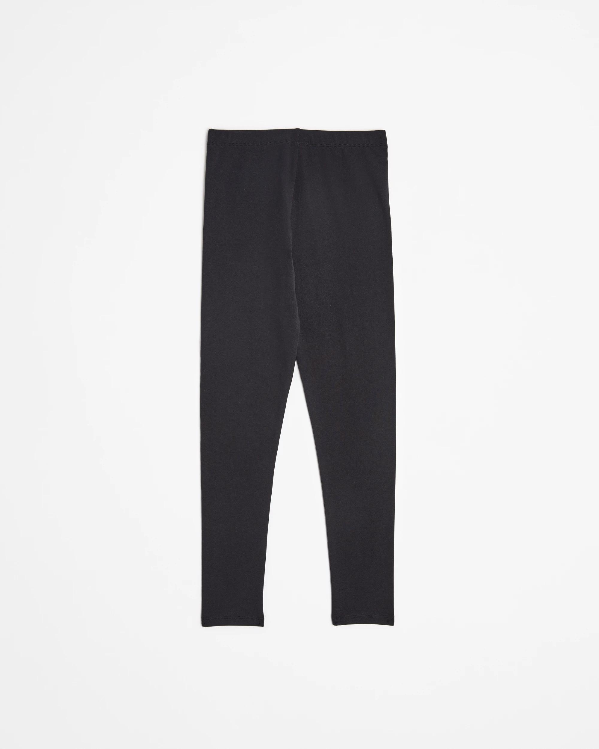 2 Target Australian Cotton Basic Leggings BLACK, 2 of 5