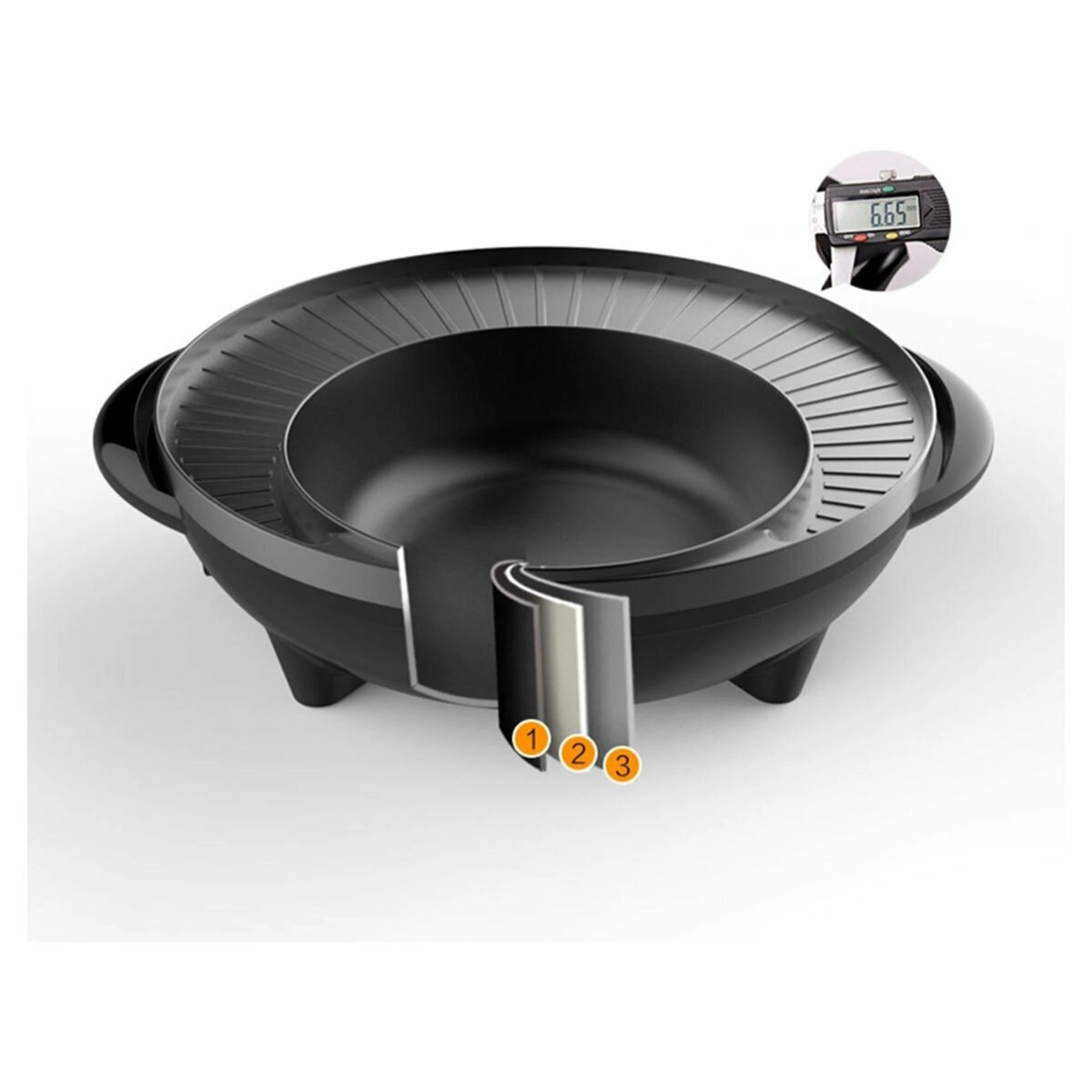 4 SOGA Steamboat Electric Hot Pot & Grill, 4 of 5