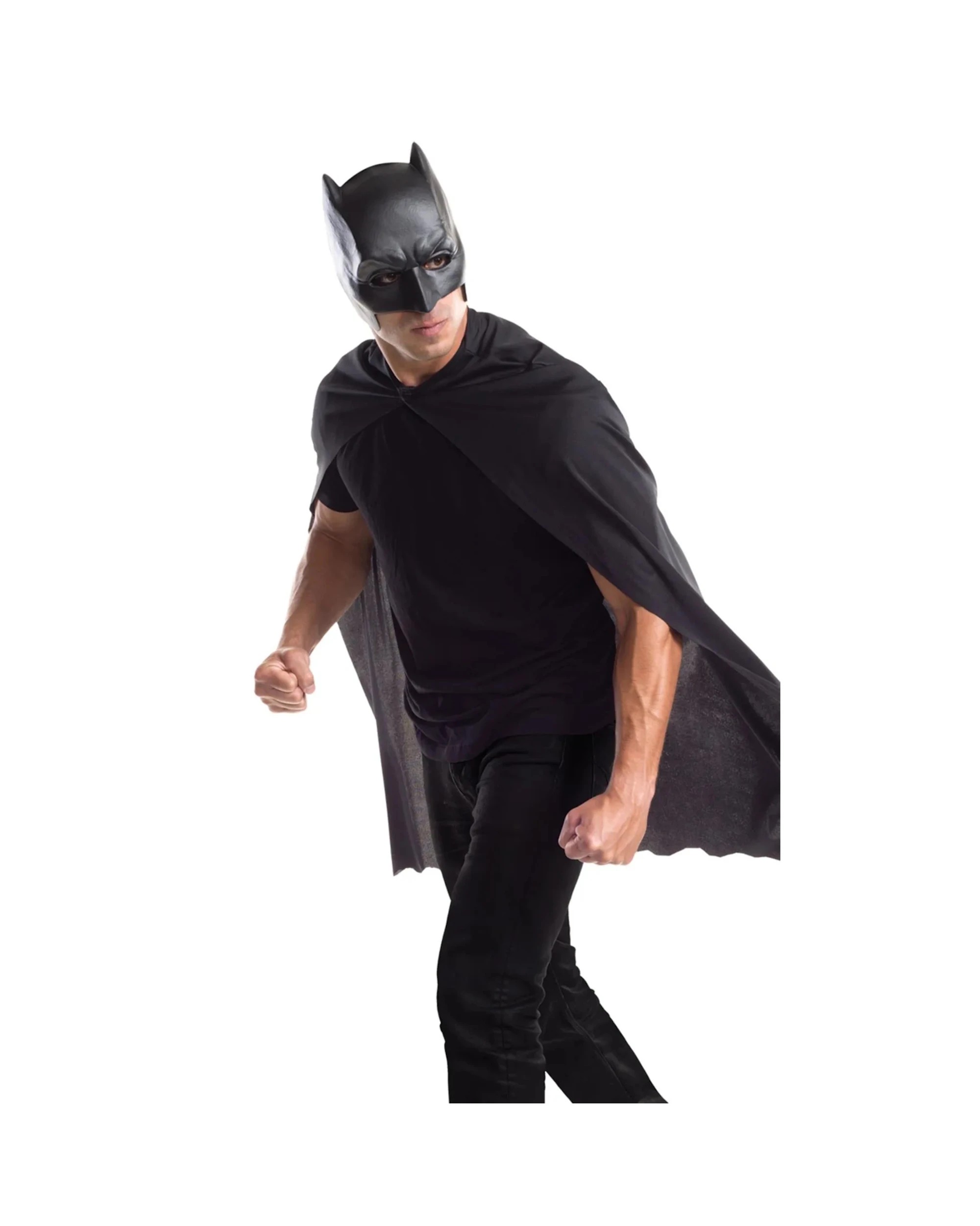 1 Rubies Batman Cape and Mask Adult Costume Set - One Size, 1 of 3
