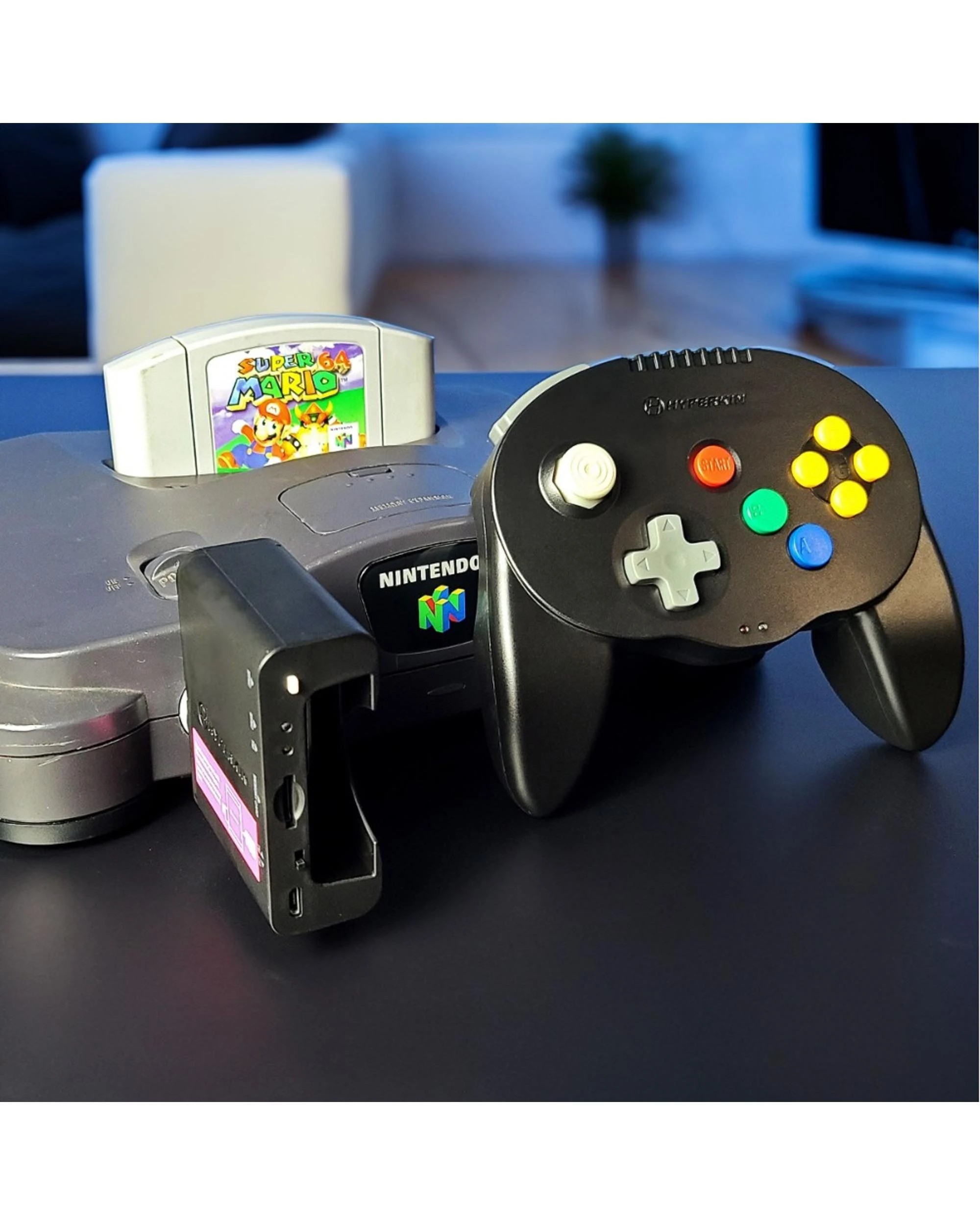 4 Hyperkin Admiral Premium BT Controller for N64 - Black, 4 of 4