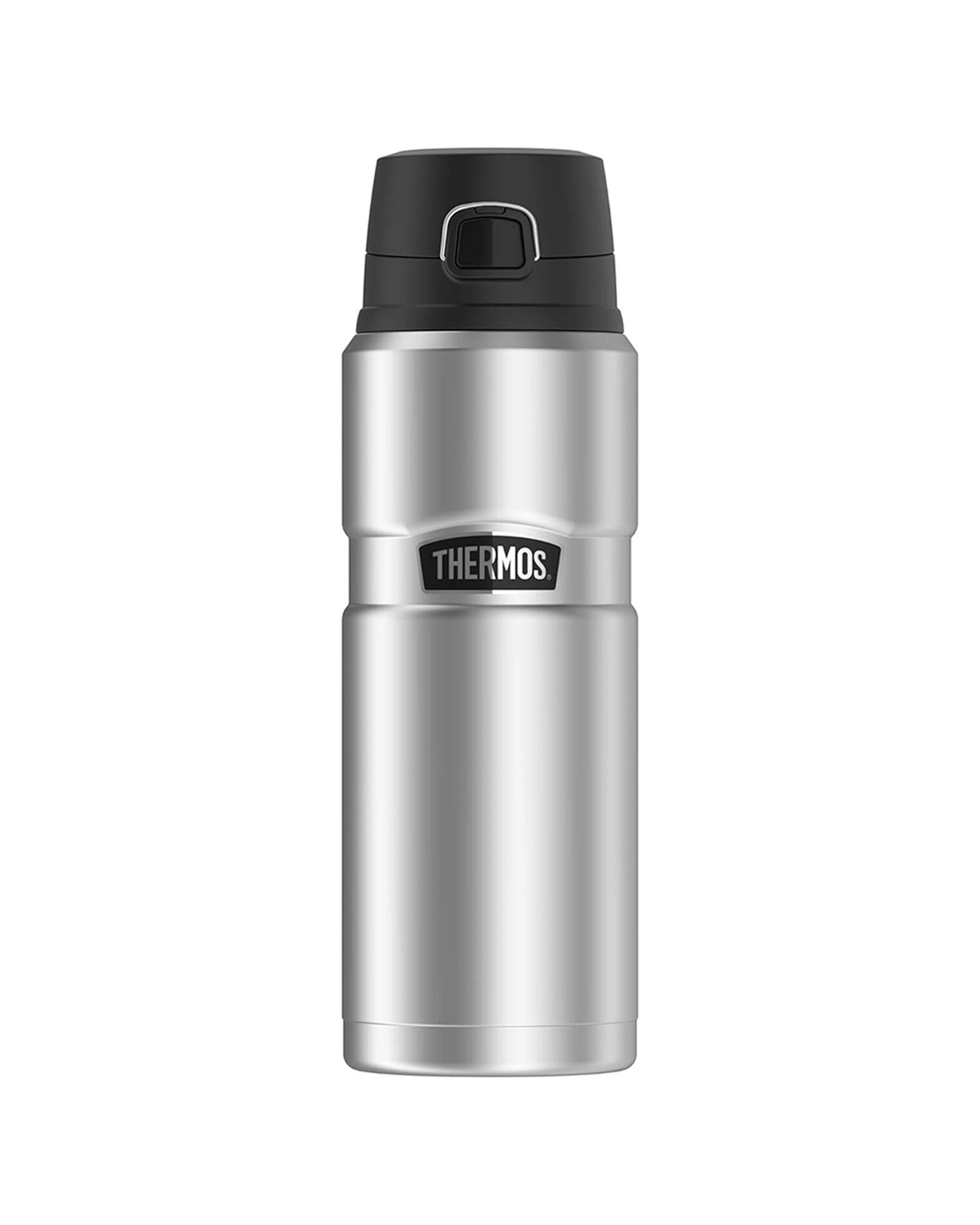 1 Thermos Stainless Steel King Vacuum Insulated Bottle With Flip Lid 710Ml Leak-Proof - Silver, 1 of 1