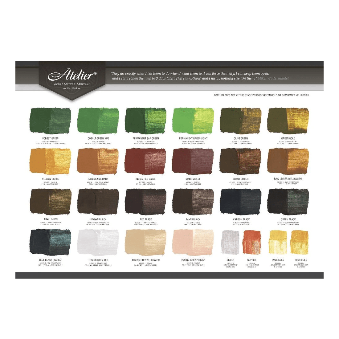 4 Atelier Interactive Artist Acrylic 80mL Perm Alizarine S4, 4 of 4