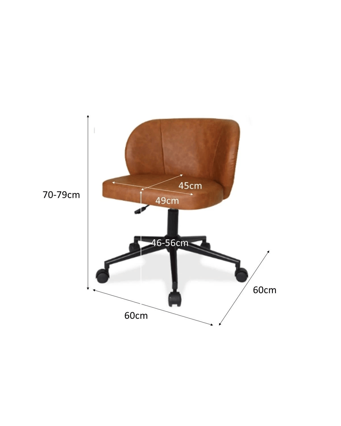 10 Desk Chair - Tan, 10 of 10