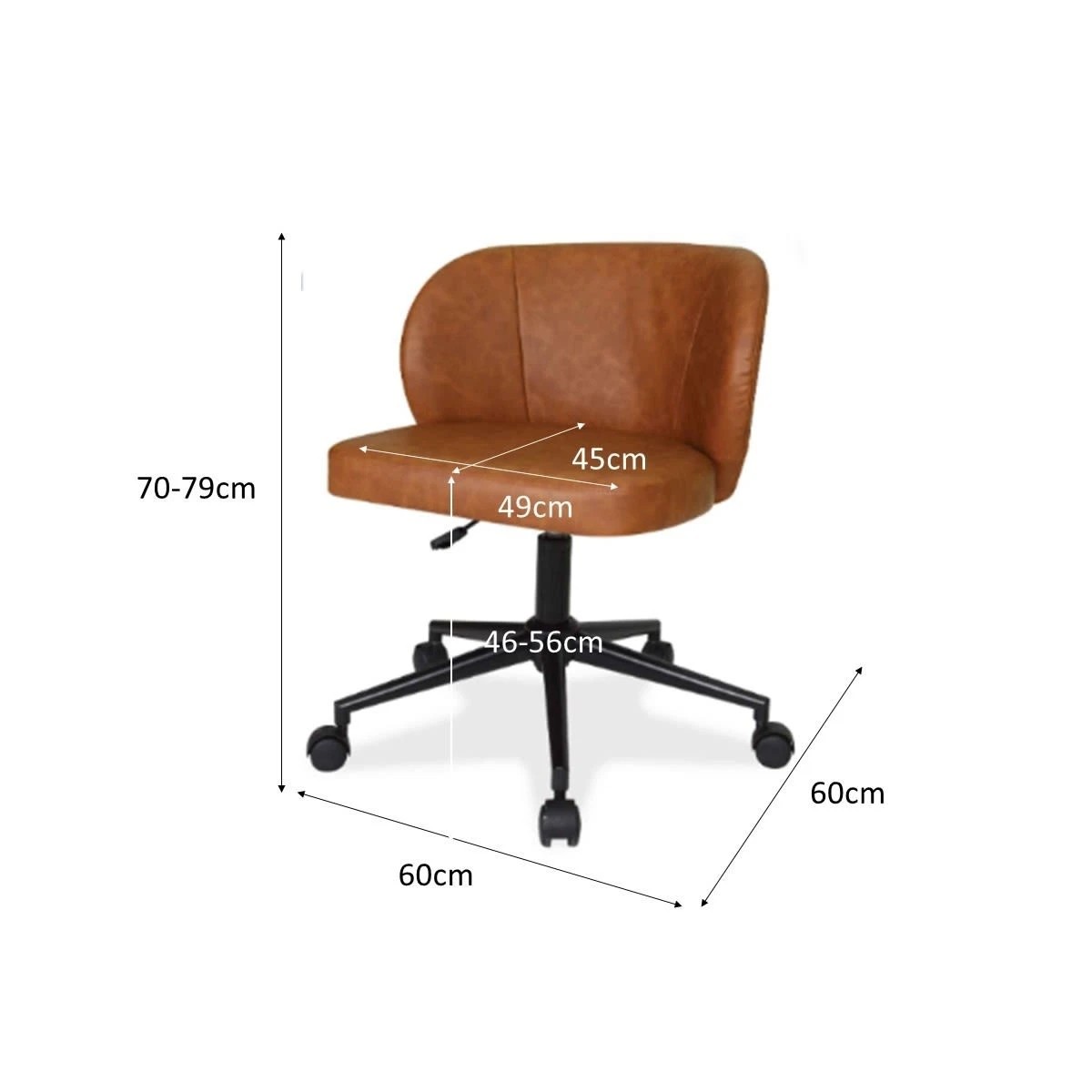 10 Desk Chair - Tan, 10 of 10