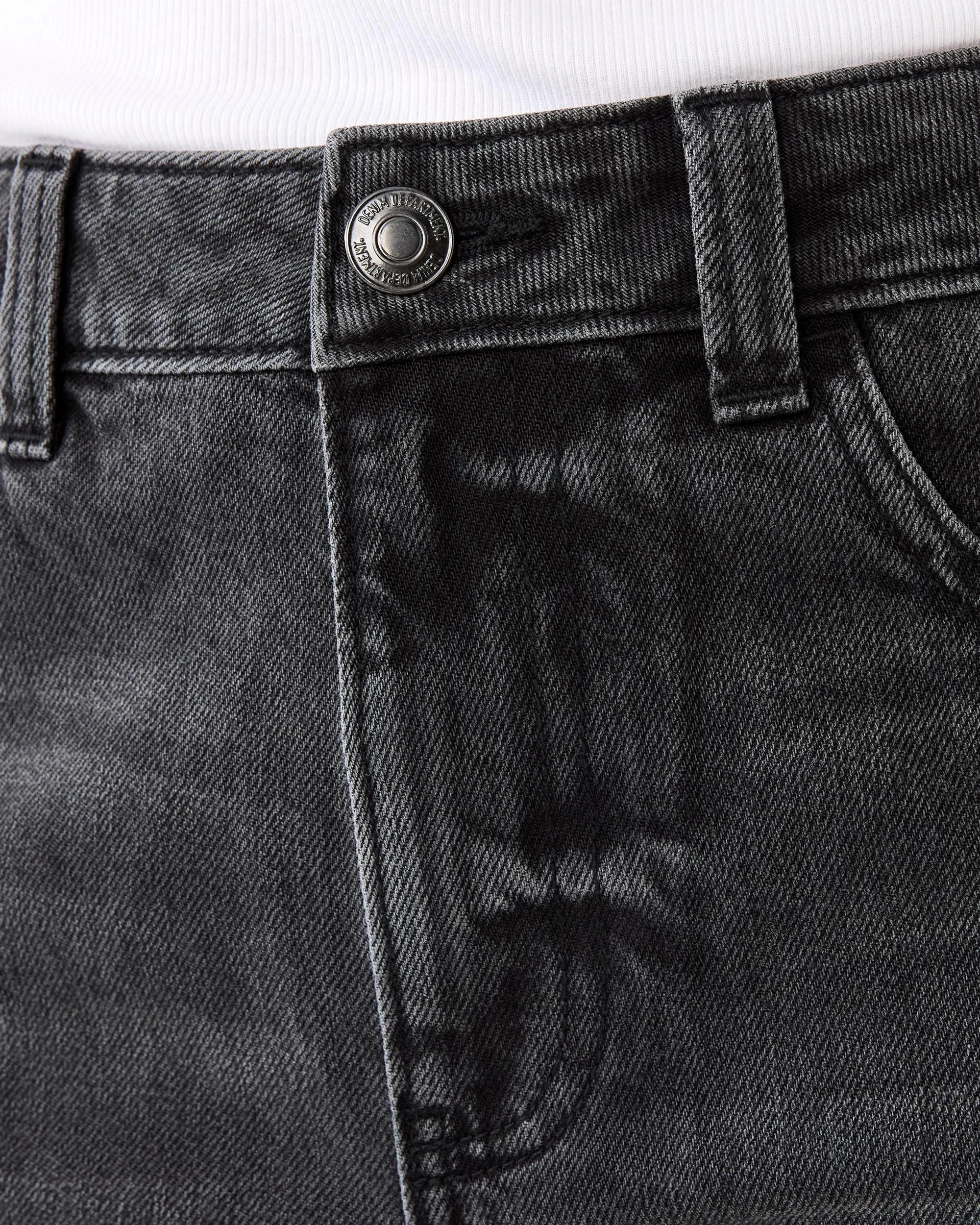 4 Straight Leg Jeans Blk Denim, 4 of 8