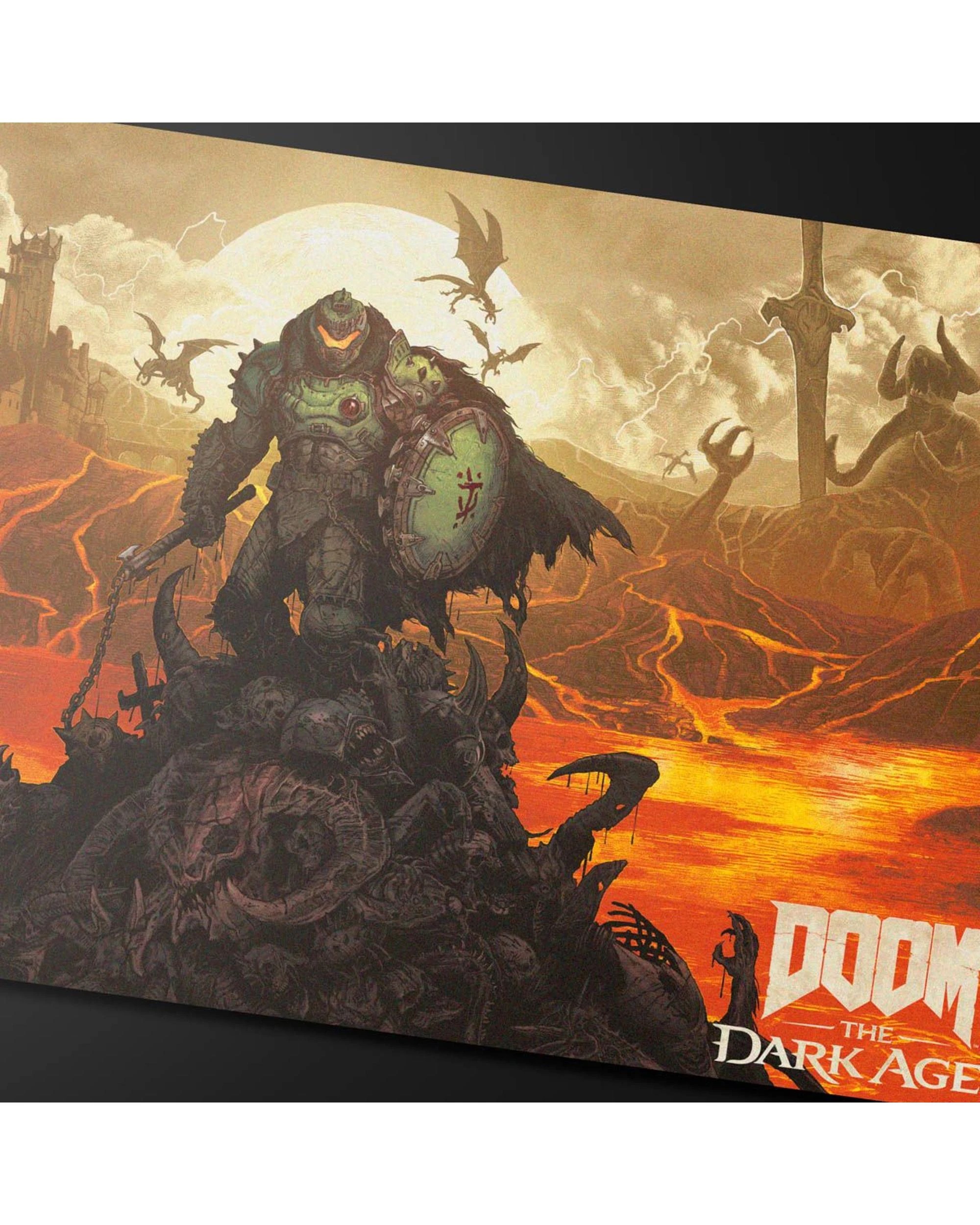 3 ULTRA PRO Doom The Dark Ages Iron Tank Playmat - Multi, 3 of 4