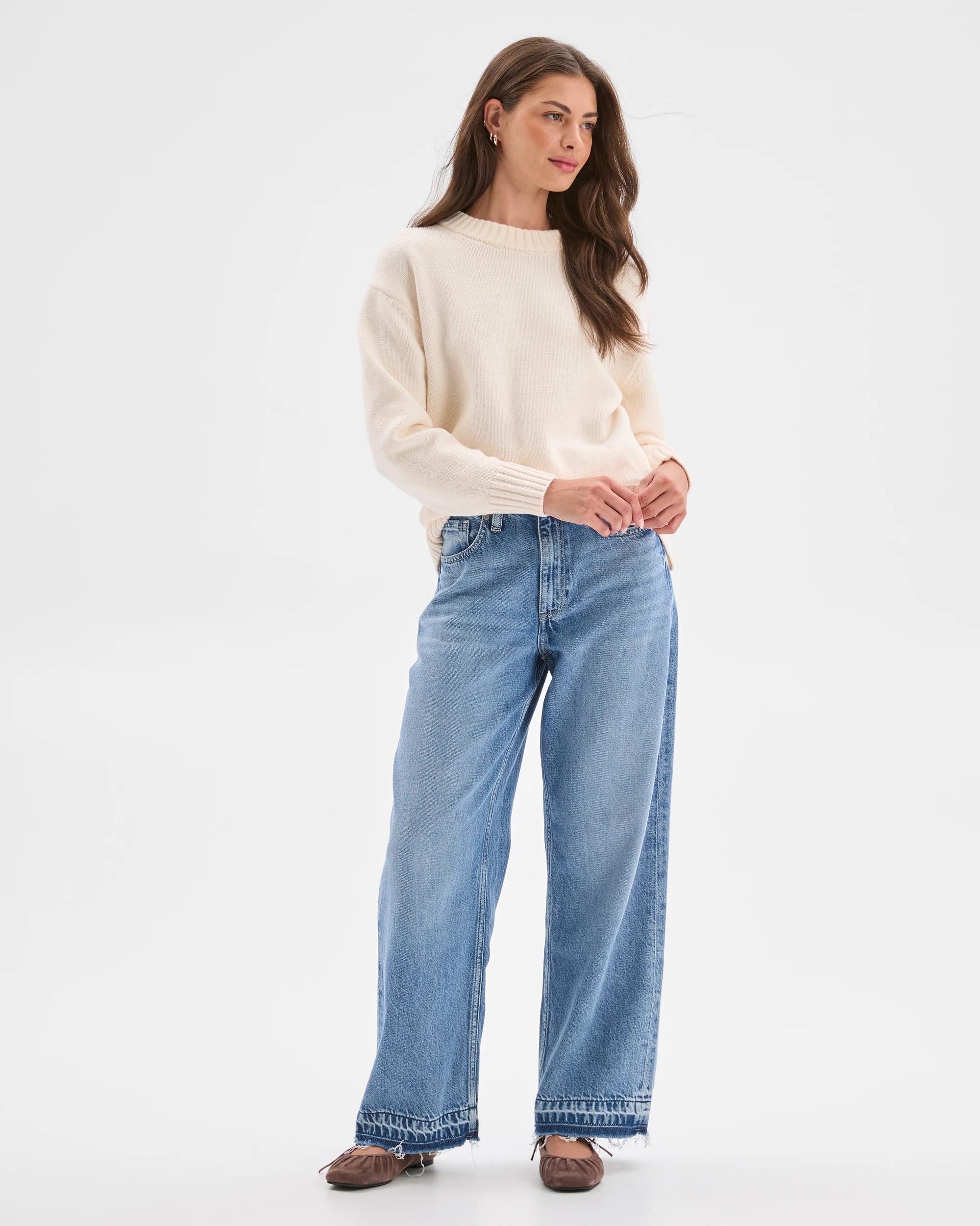 2 Target Petites Petites Stitch Detail Pearl Jumper CREAM, 2 of 7
