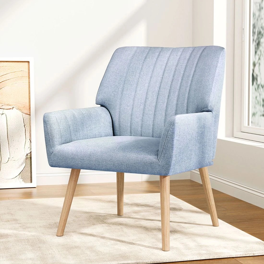 3 Artiss Armchair Fabric   Sebastini - Multi, 3 of 6