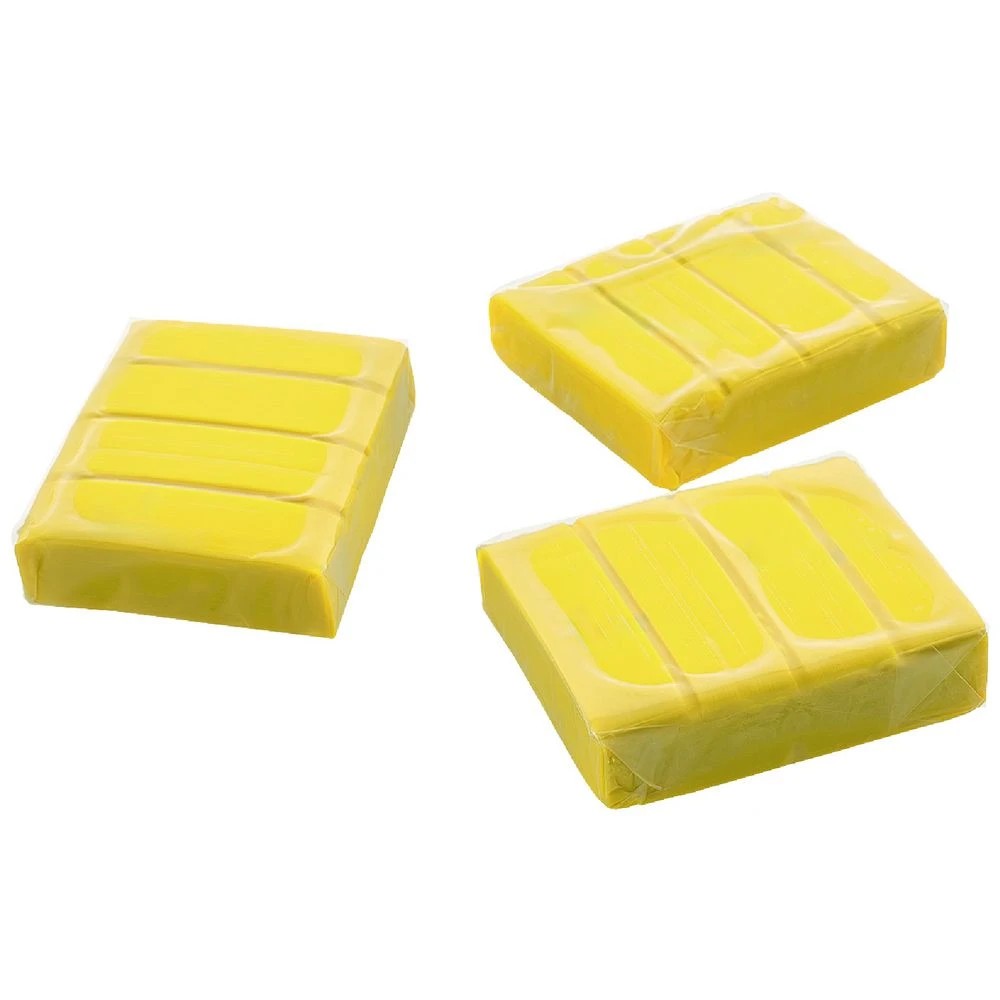 4 Born Oven Bake Polymer Clay Yellow 3 Pack, 4 of 4