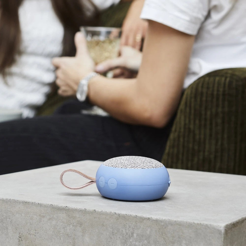 3 Kreafunk Ago 2 Fabric Bluetooth Speaker - Blue, 3 of 4