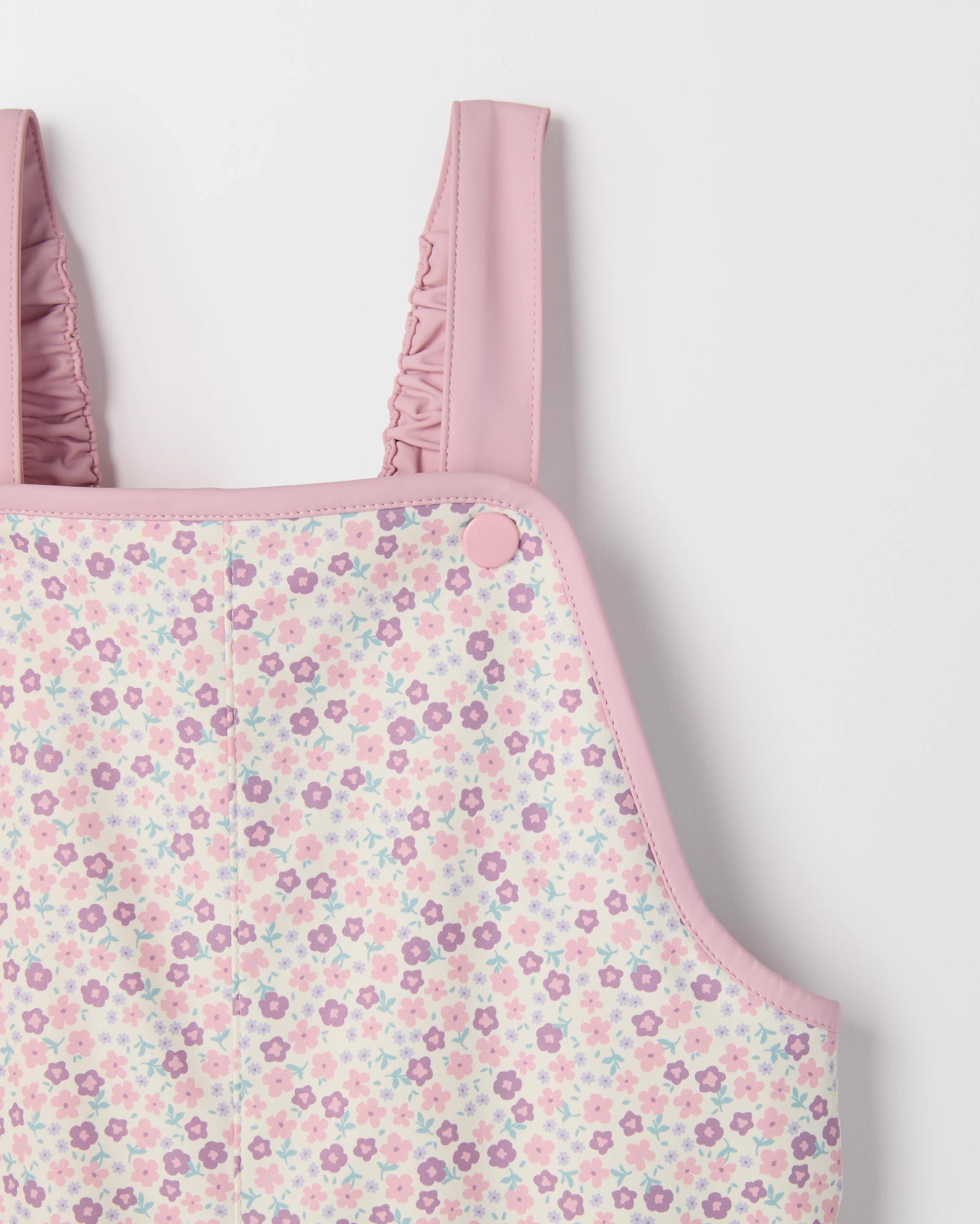 2 Target Kids Overall Spray Dungaree PINK DITSY, 2 of 2