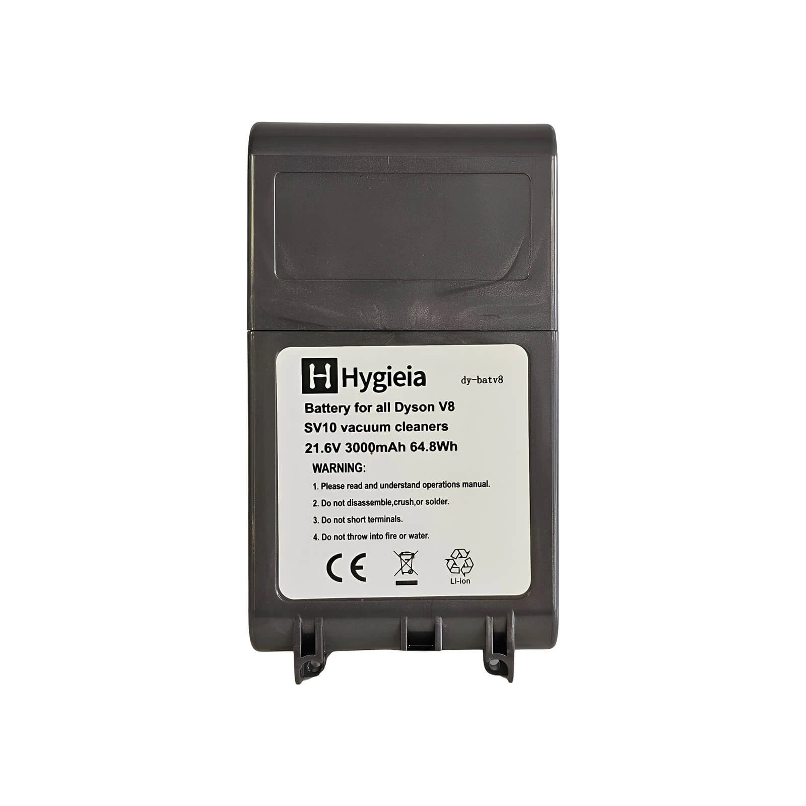 2 Hygieia Battery For Dyson V8 Vacuum Cleaners - Grey, 2 of 6