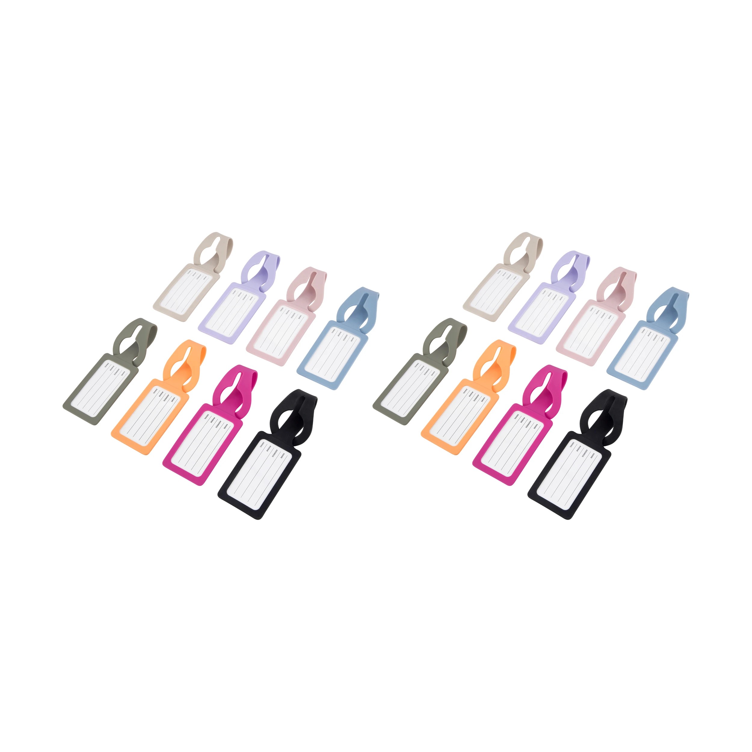 4 2 Piece Luggage Tags - Assorted, 4 of 6