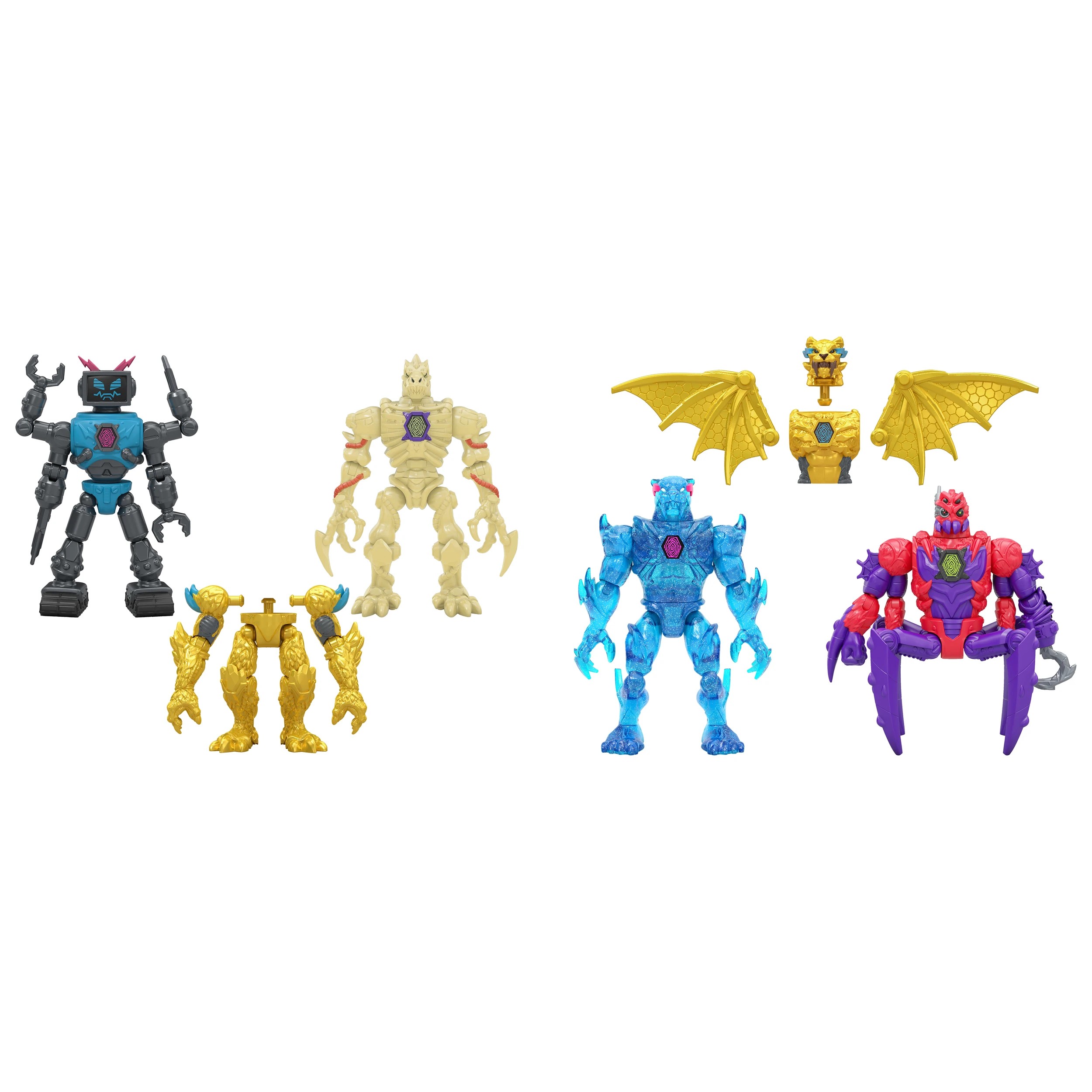 3 MrBeast Lab Hybrids 2 Pack Mix & Match Action Figures Multi Pack - Assorted, 3 of 10