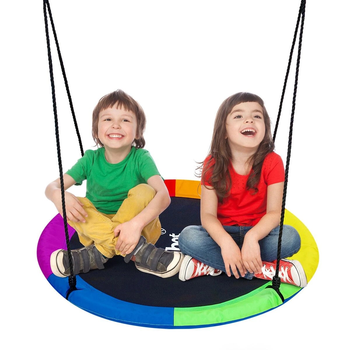 3 Kidbot Tree Swing Seat Chair Set Childrens Hanging Outdoor, 3 of 4