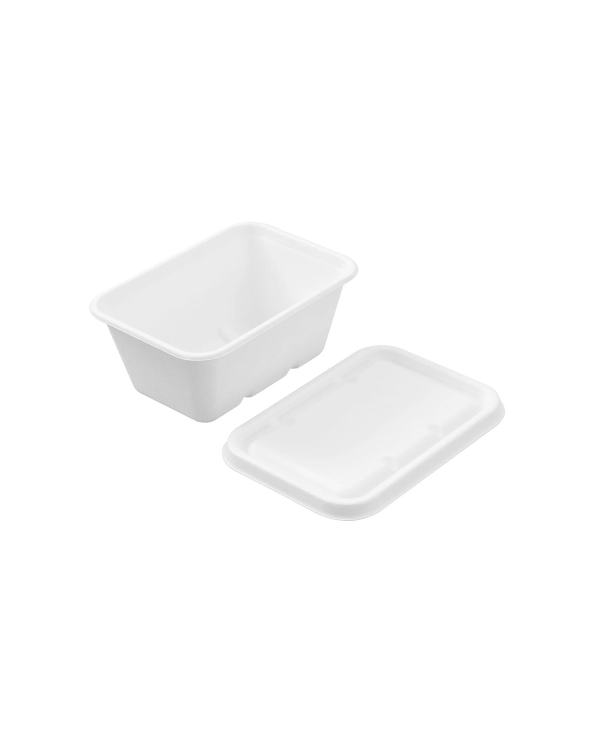 5 Lemon & Lime 12x 6pc Eco Sugarcane Food Container Set 1L Biodegradable Set - Multi, 5 of 6