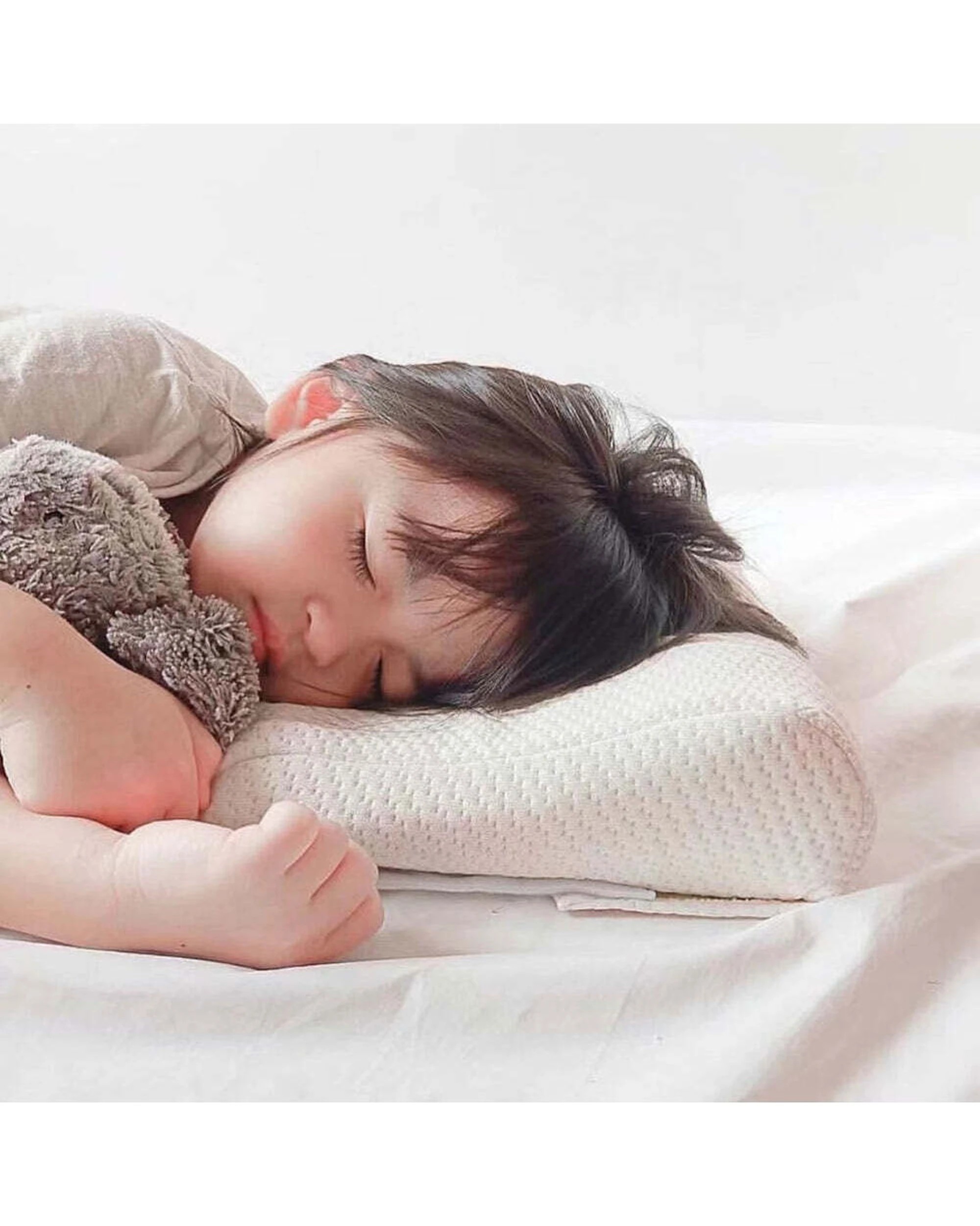 2 Comfy Baby Adjustable Pressure Relief Pillow Washable Cover 0-8 Months - White, 2 of 4