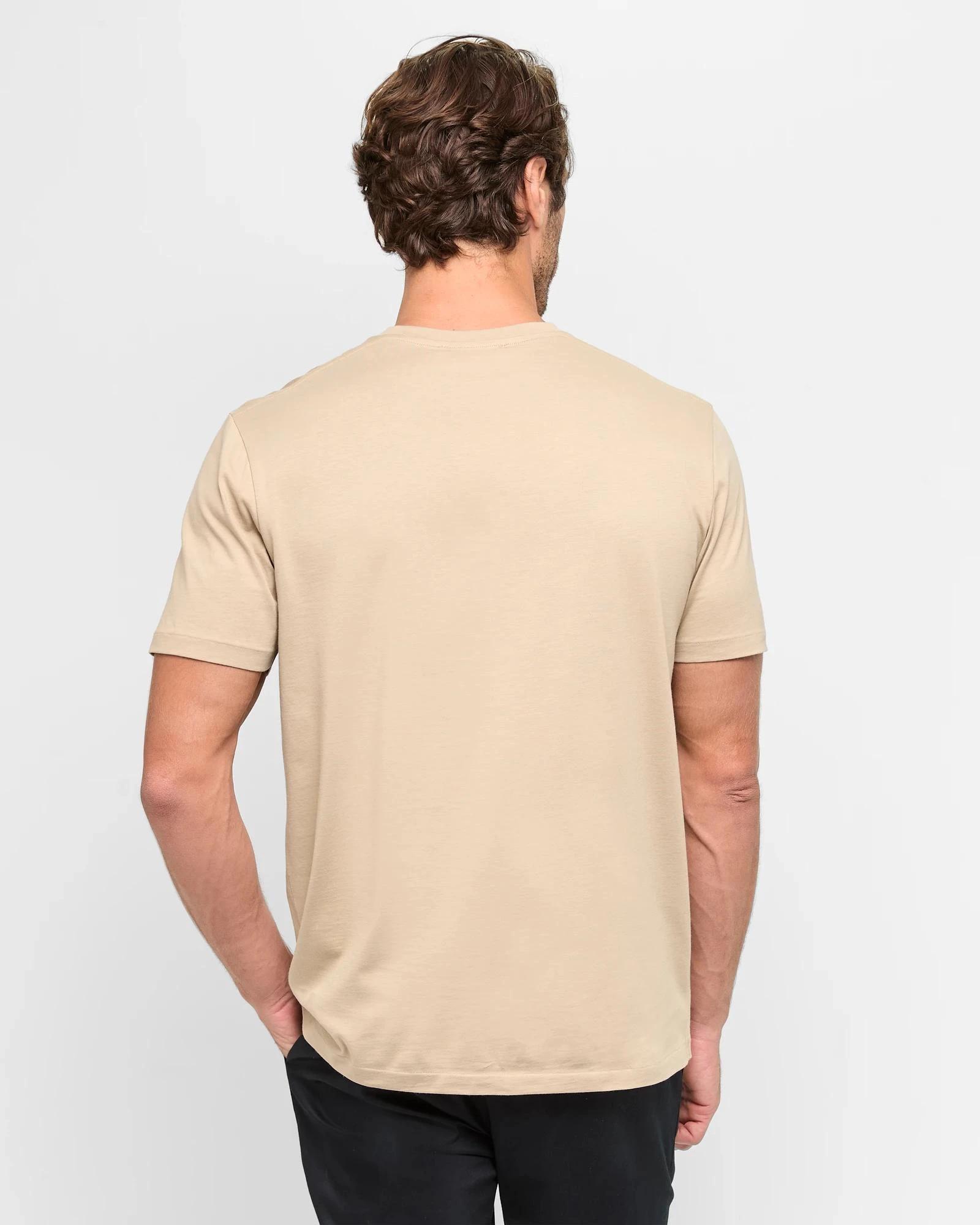 4 Supima Cotton T-Shirt - Preview TAUPE, 4 of 5