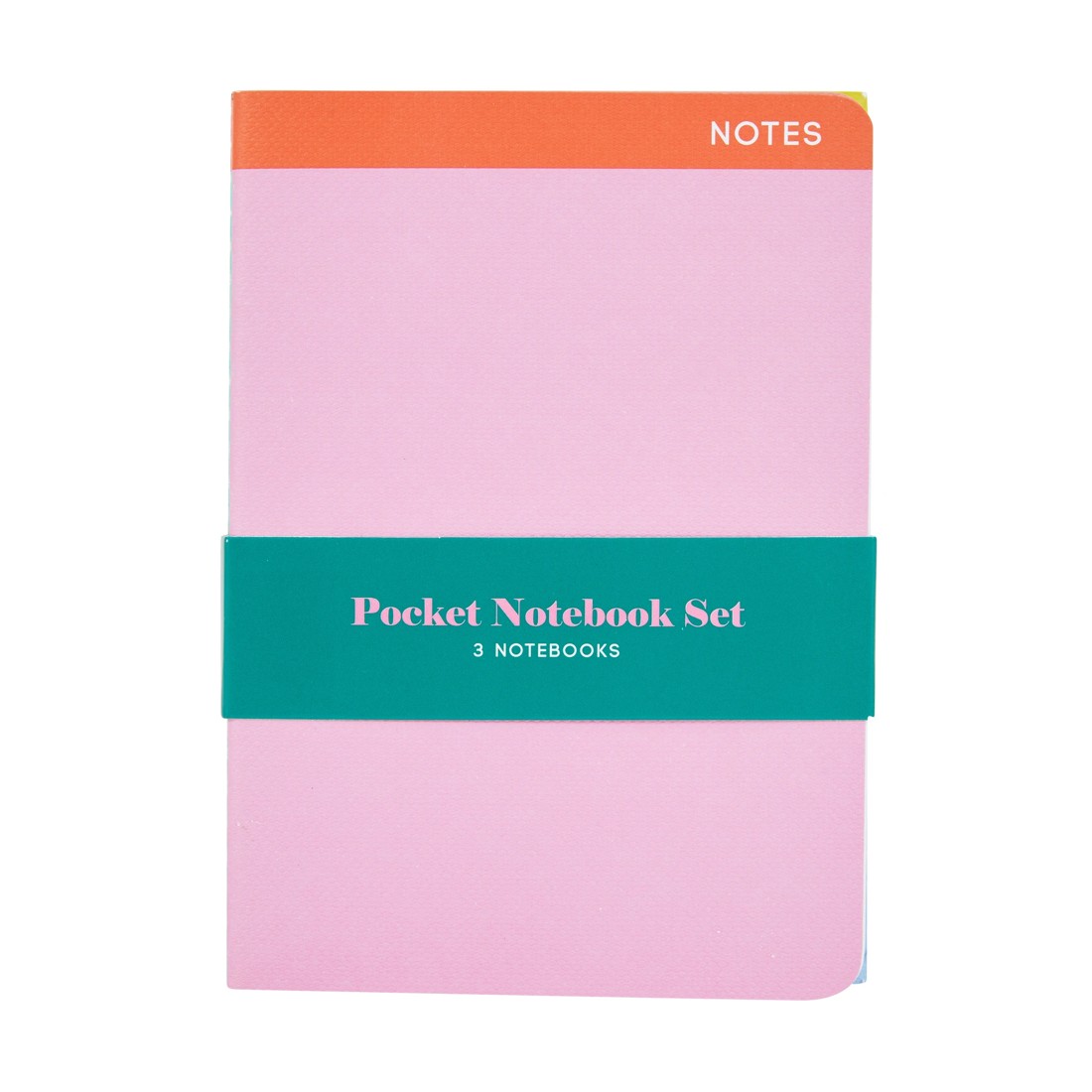 4 3 Pack Pocket Notebook Set - Brights, 4 of 4