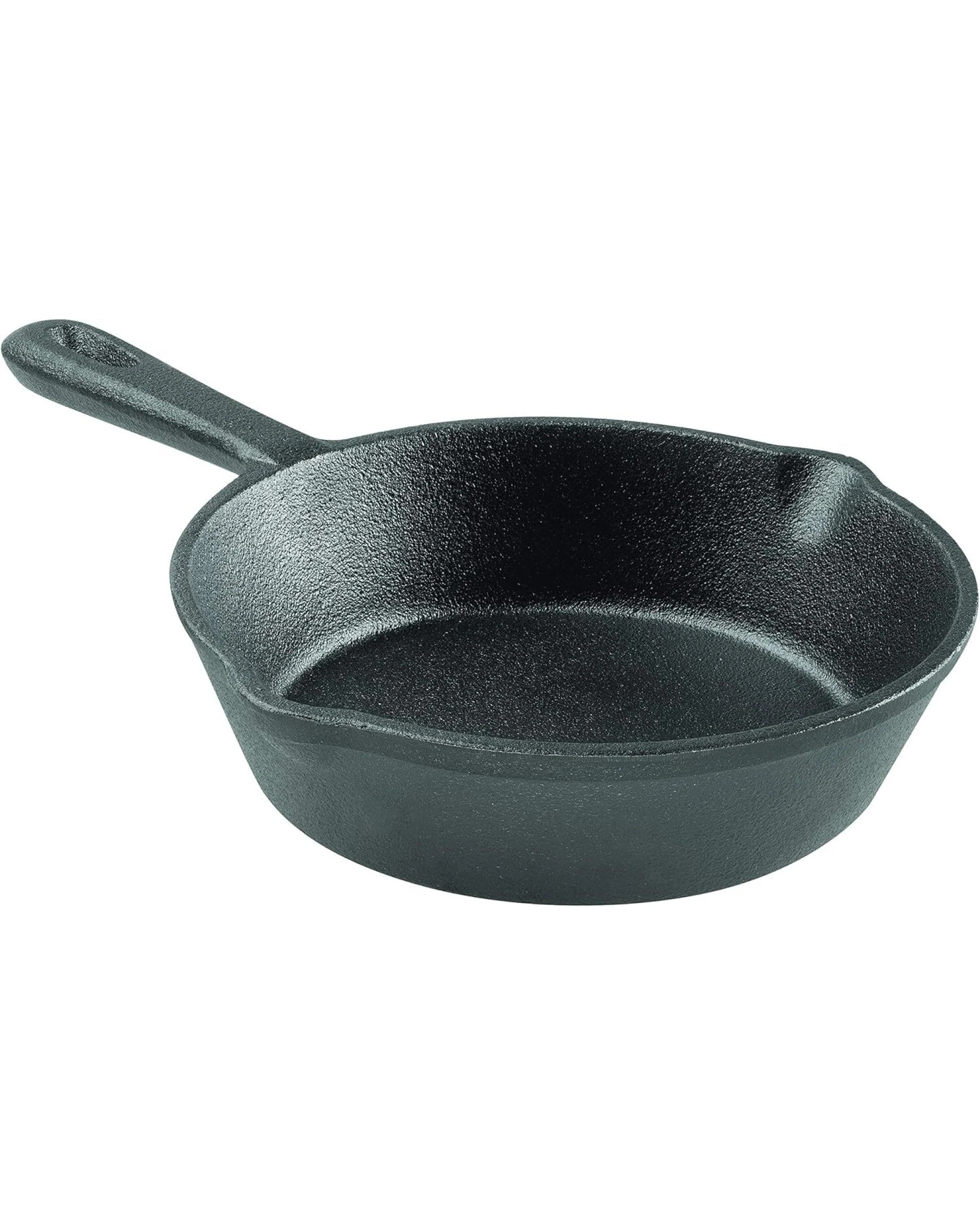 1 Pyrolux Pyrocast Skillet Cast Iron Pan 15.5cm in Black, 1 of 6