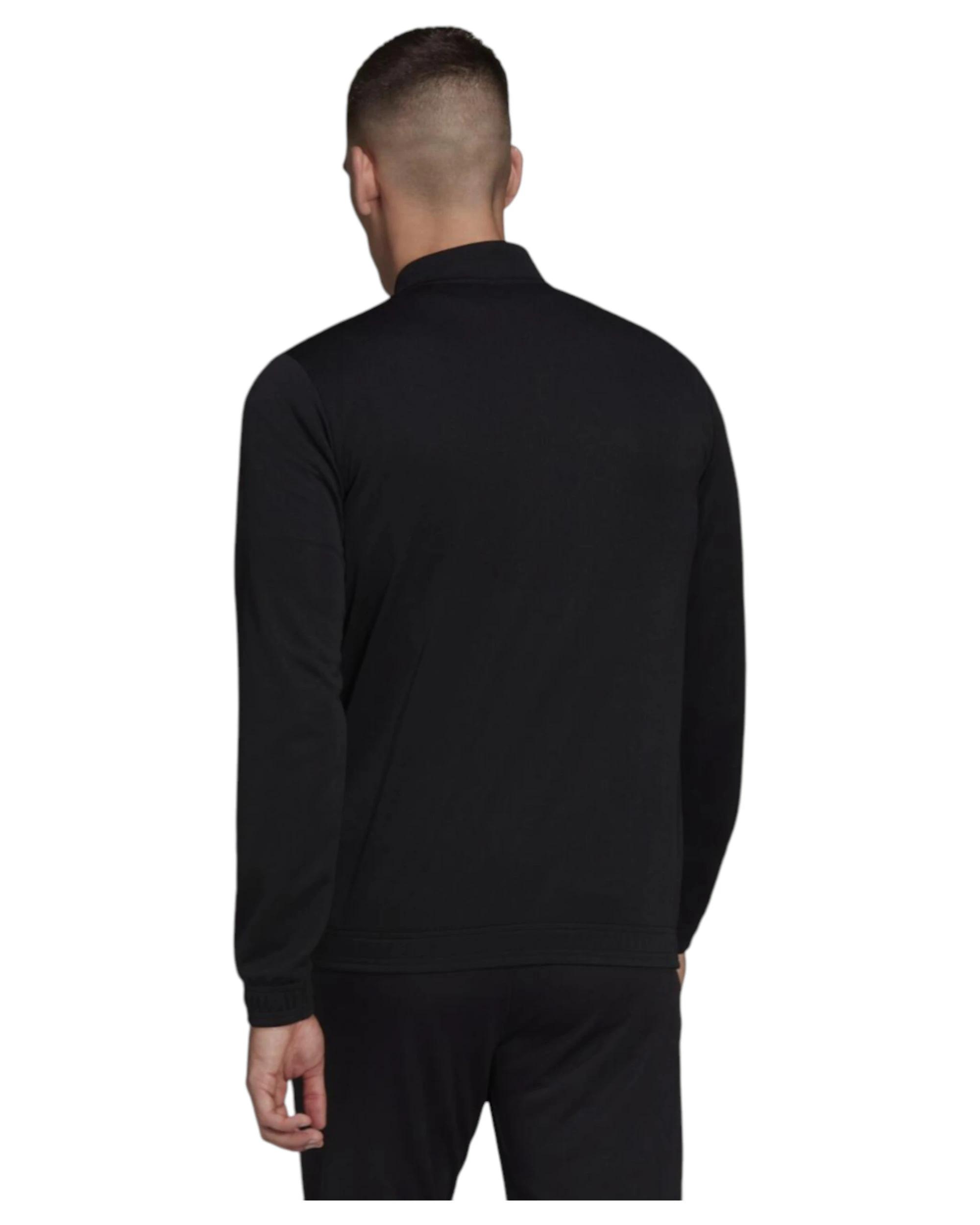 3 Adidas Mens Entrada 22 Track Top Black/White Football Jacket BLACK, 3 of 6