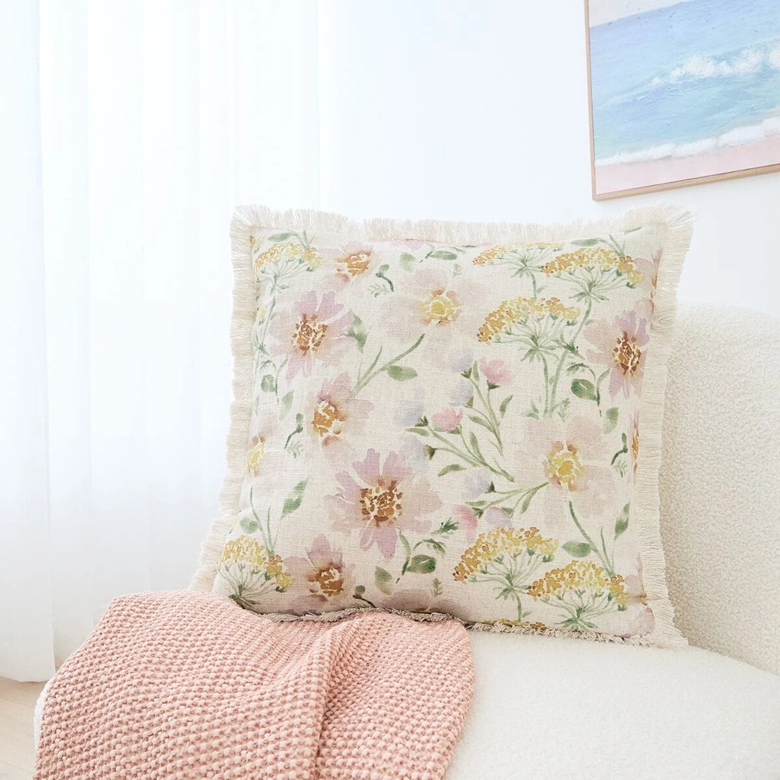 1 50cm Floral Cushion Cover, 1 of 9