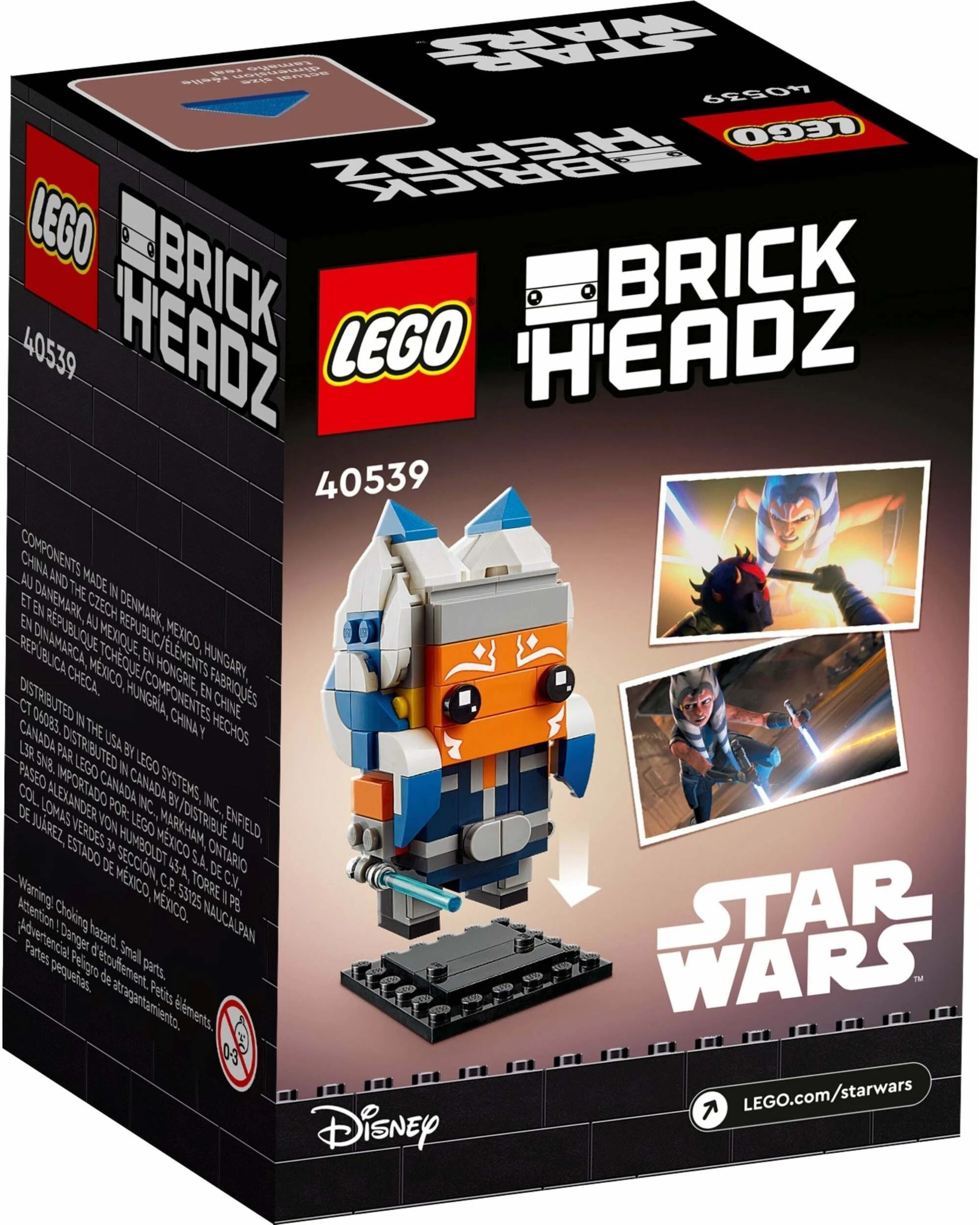 4 LEGO 40539 Ahsoka Tano BrickHeadz | Star Wars Clone Wars Figure, 4 of 5