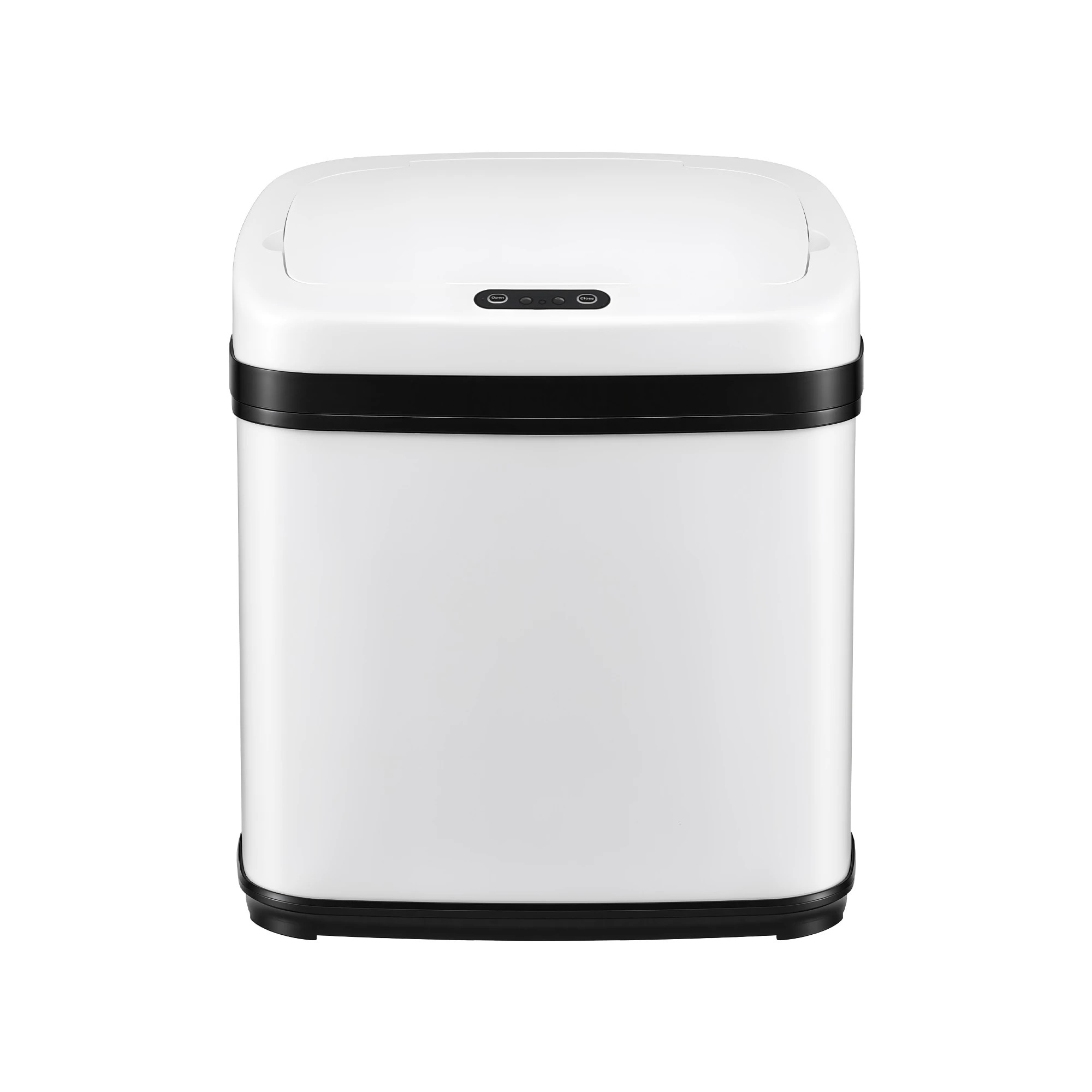 3 Devanti 15L Motion Sensor Bin Touchless Bins Soft-Close Rubbish Trash Can - White, 3 of 9