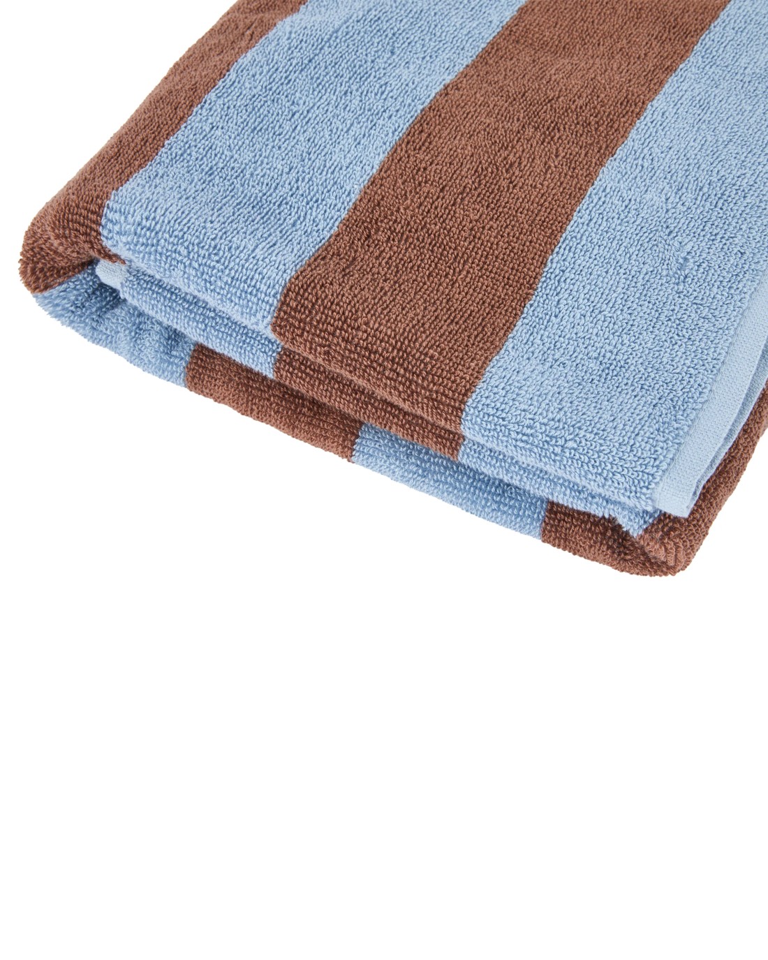 4 Stripe Cotton Bath Towel - Brown, 4 of 5