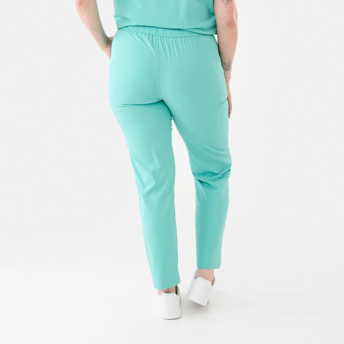 3 Work Scrub Pants Turq Blue, 3 of 8