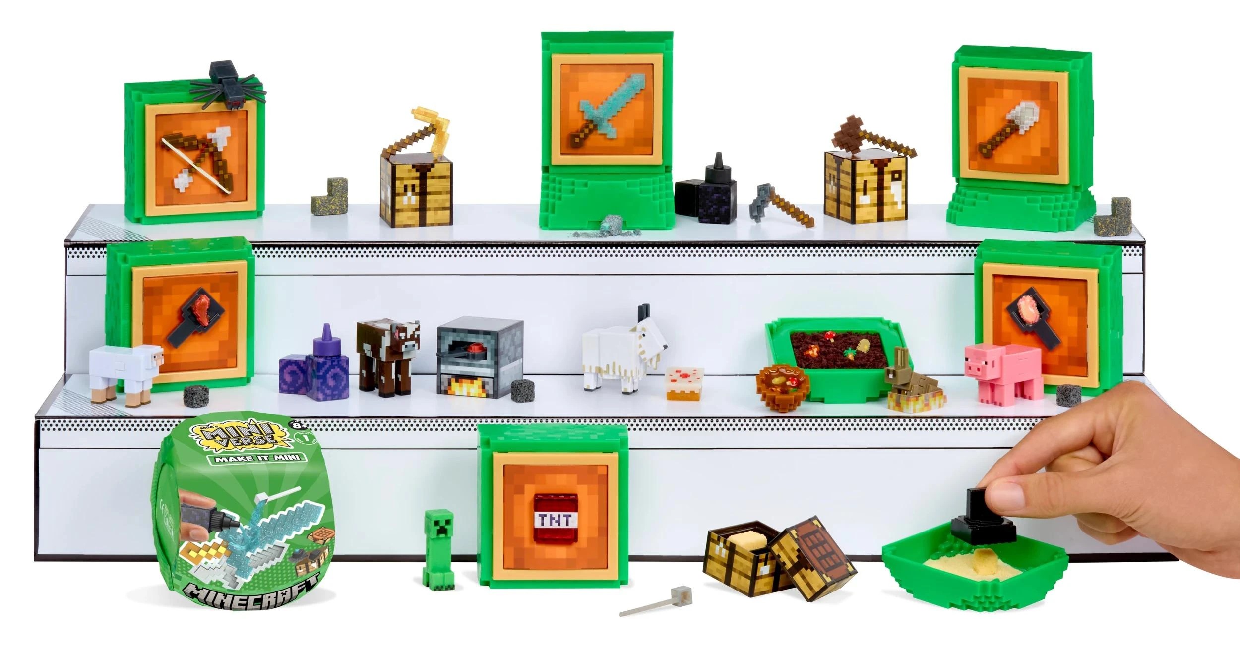 5 MGA's Miniverse - Make It Mini Minecraft in PDQ - Assorted - Multi, 5 of 5