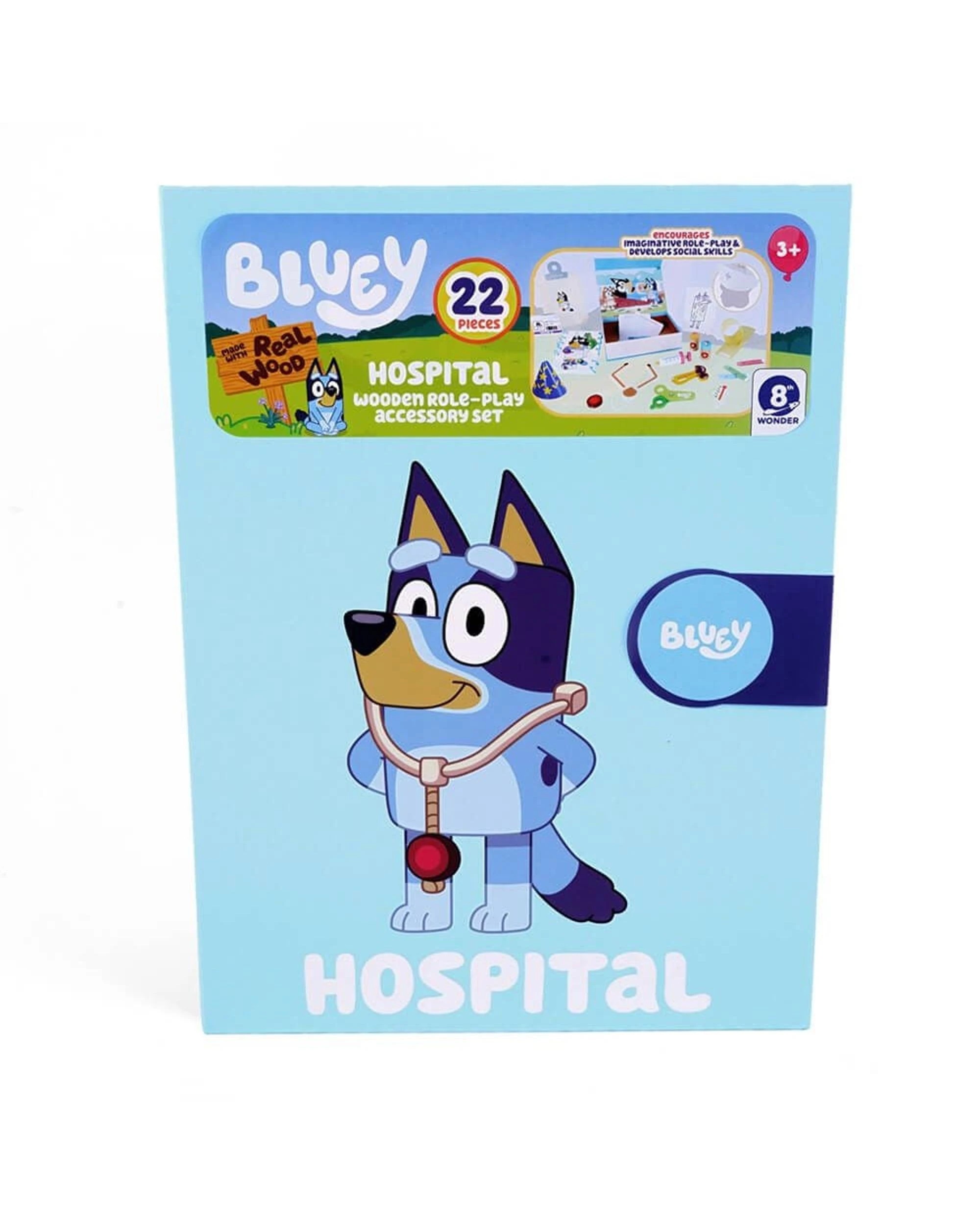 2 Bluey Hospital Wooden Role Play Accessory Set, 2 of 3